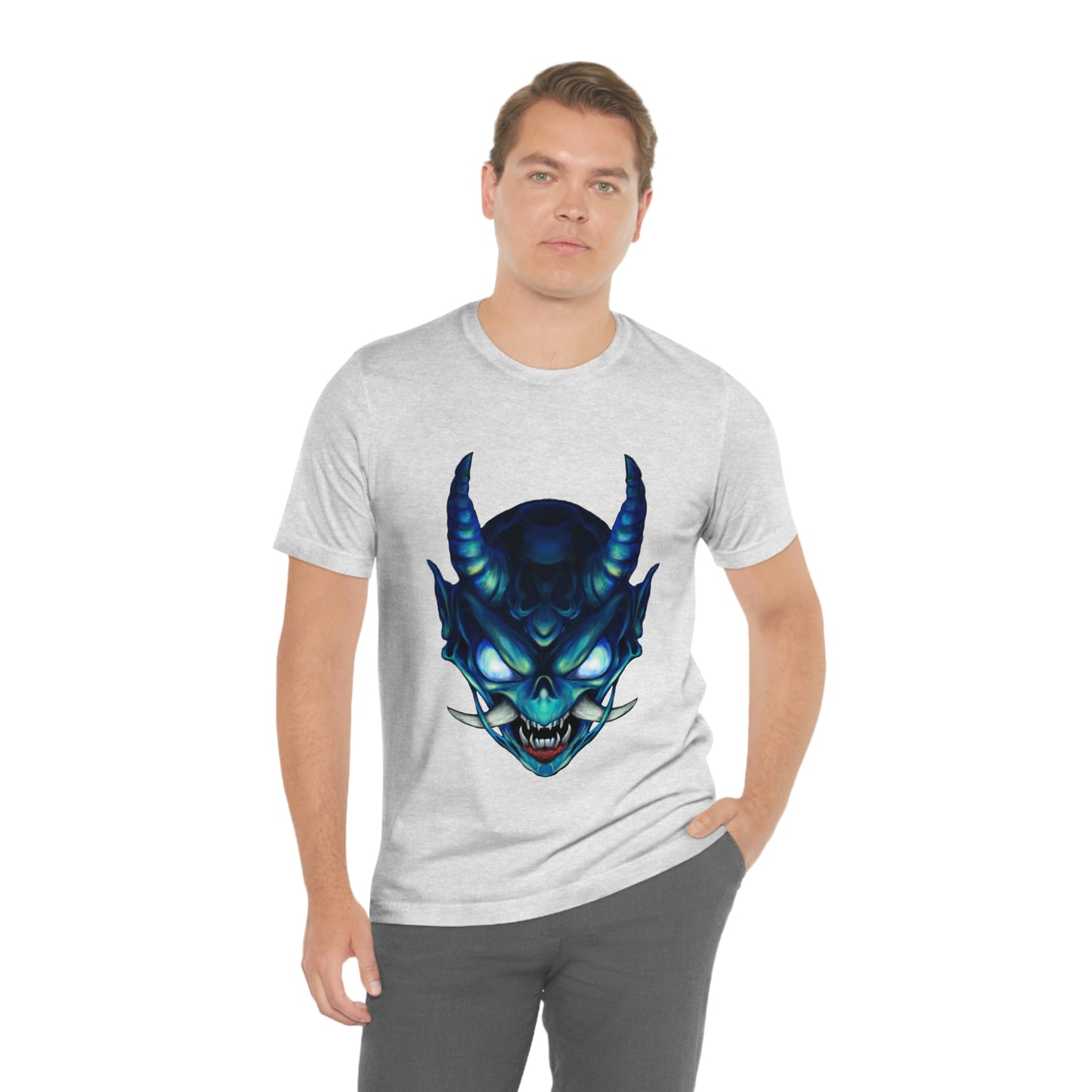 Blue Oni Unisex Jersey Short Sleeve Tee