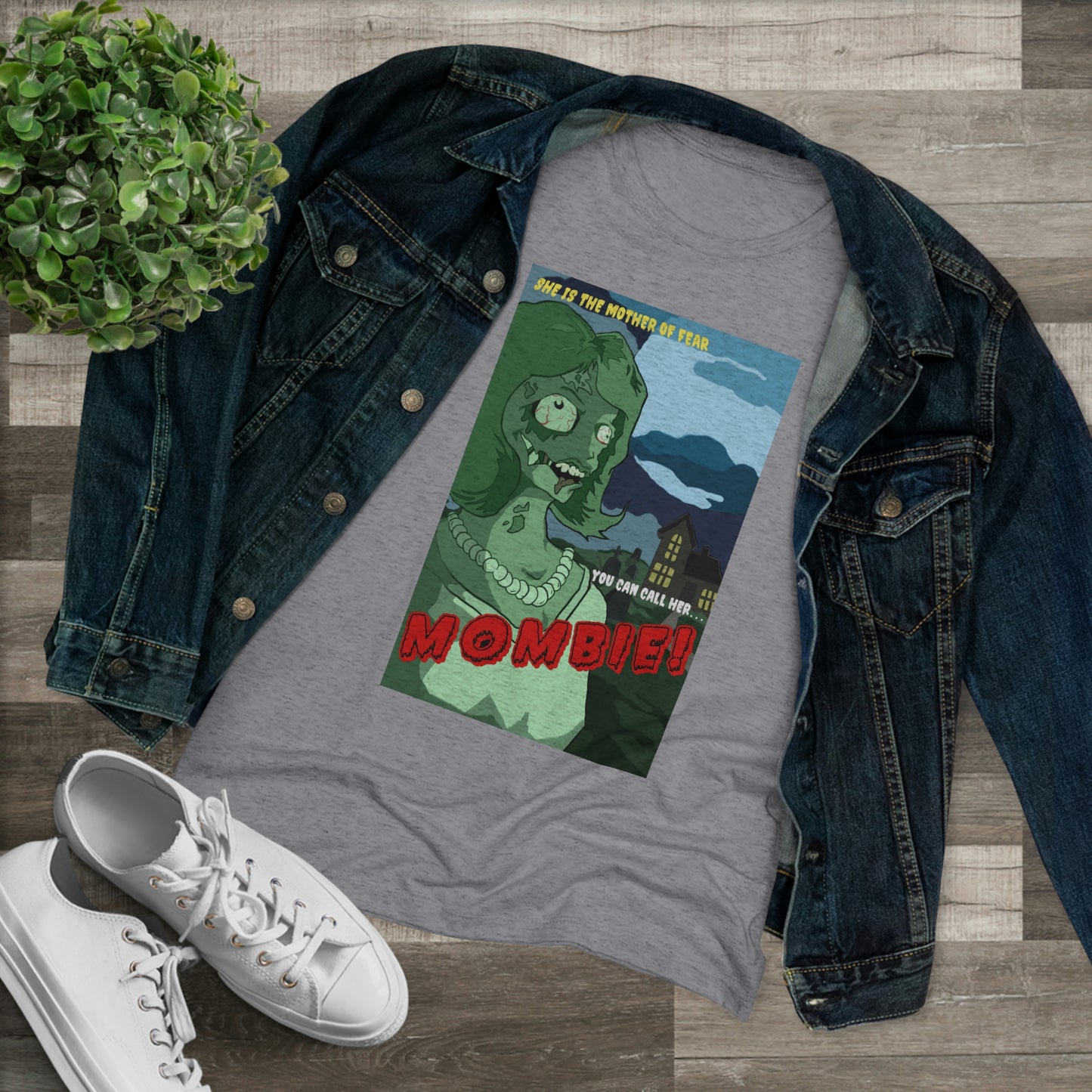 Mombie the Movie Women's Triblend Tee