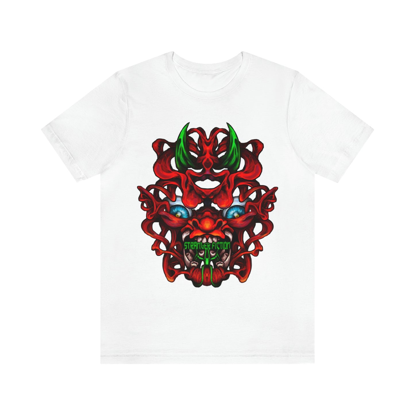 Red Oni  Unisex Jersey Short Sleeve Tee