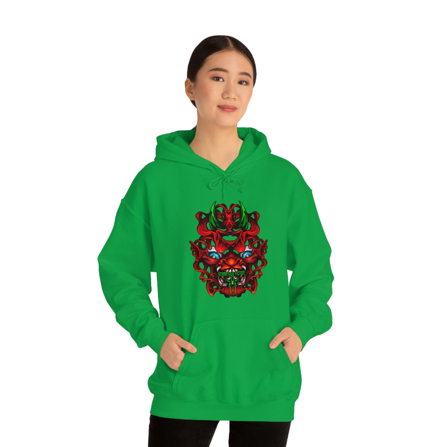 Red Oni Unisex Heavy Blend™ Hooded Sweatshirt