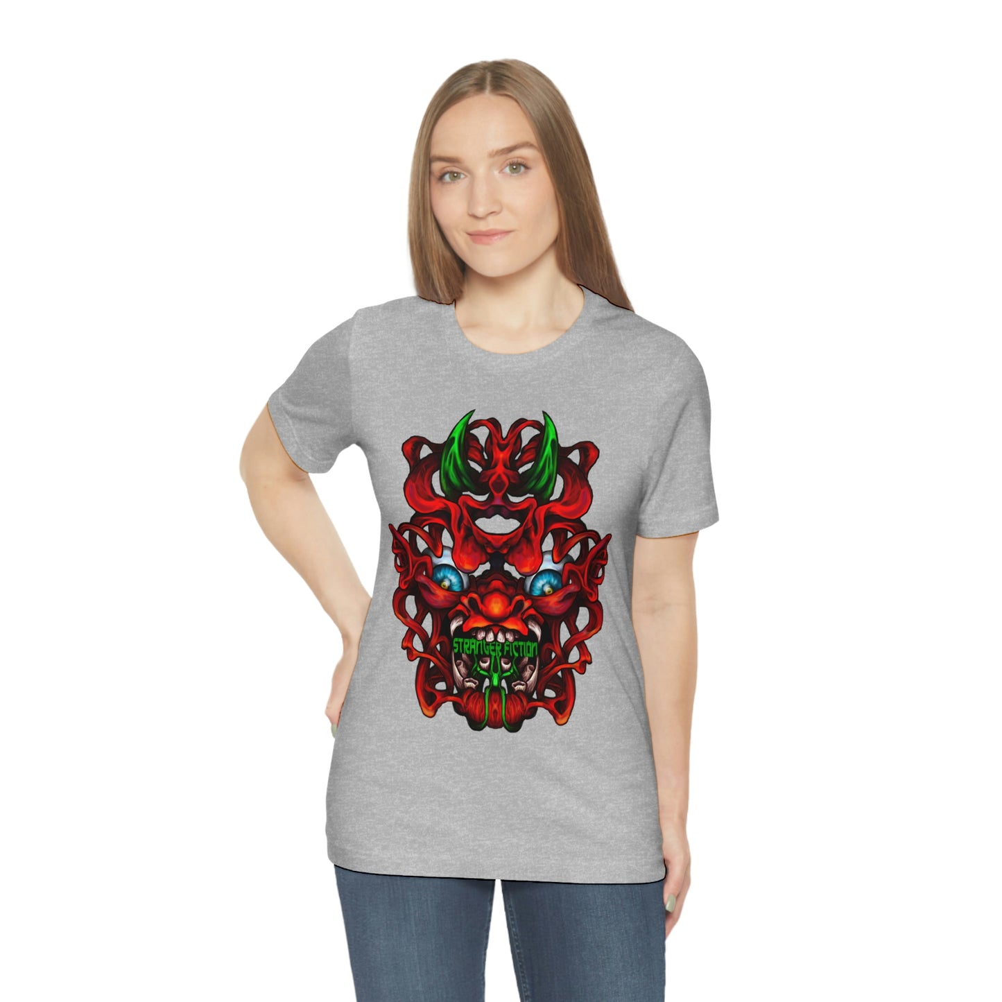 Red Oni  Unisex Jersey Short Sleeve Tee