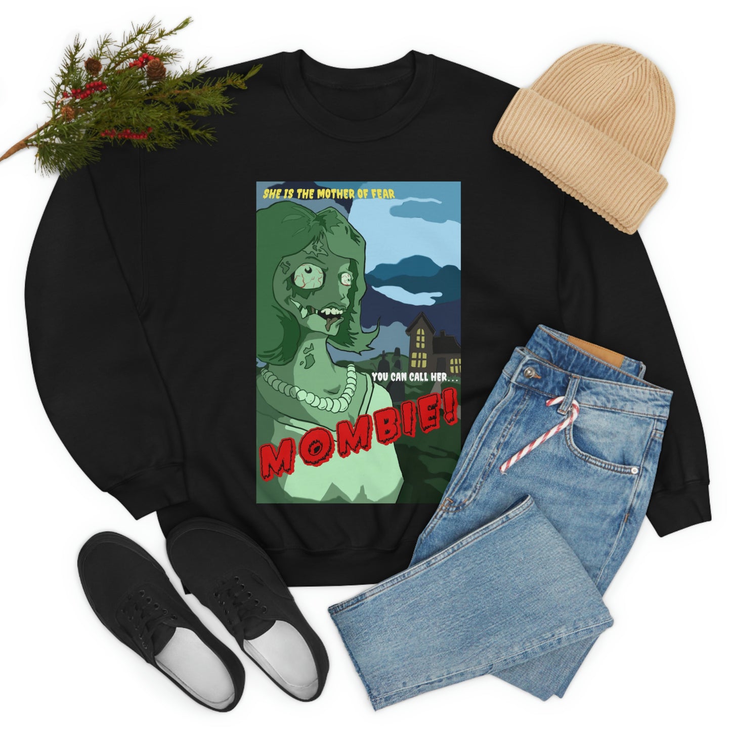 Mombie the Movie Unisex Heavy Blend™ Crewneck Sweatshirt