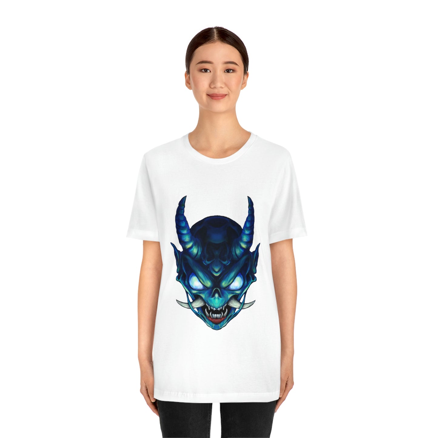 Blue Oni Unisex Jersey Short Sleeve Tee