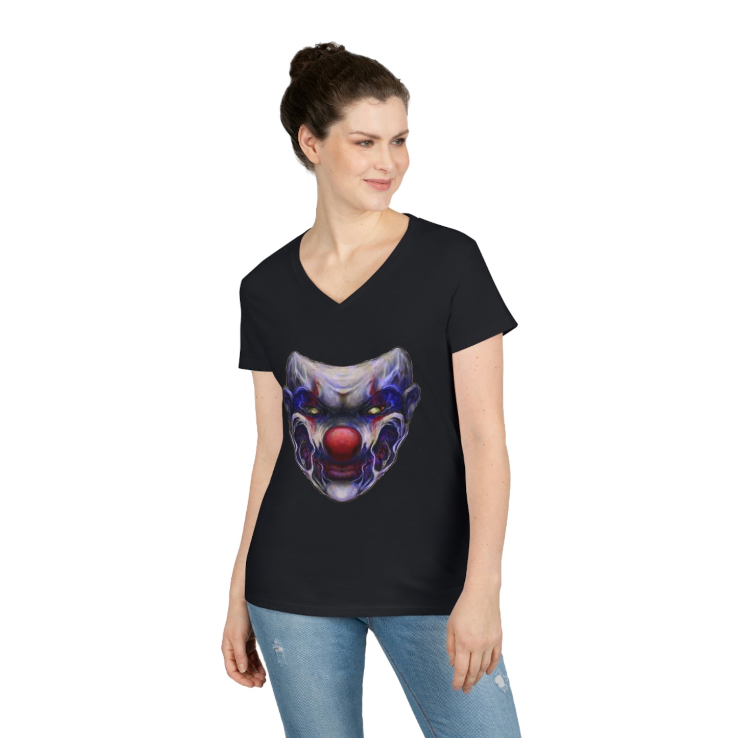 Giggles Ladies' V-Neck T-Shirt