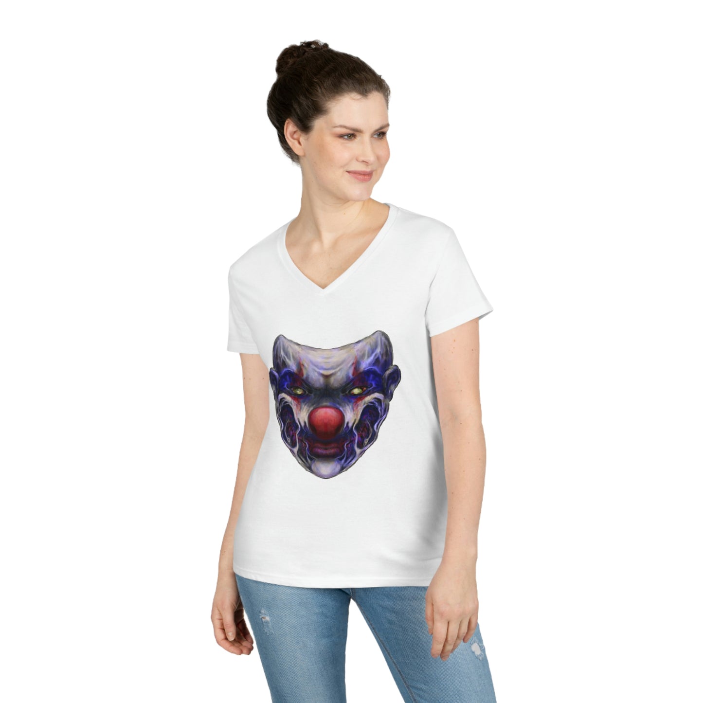 Giggles Ladies' V-Neck T-Shirt