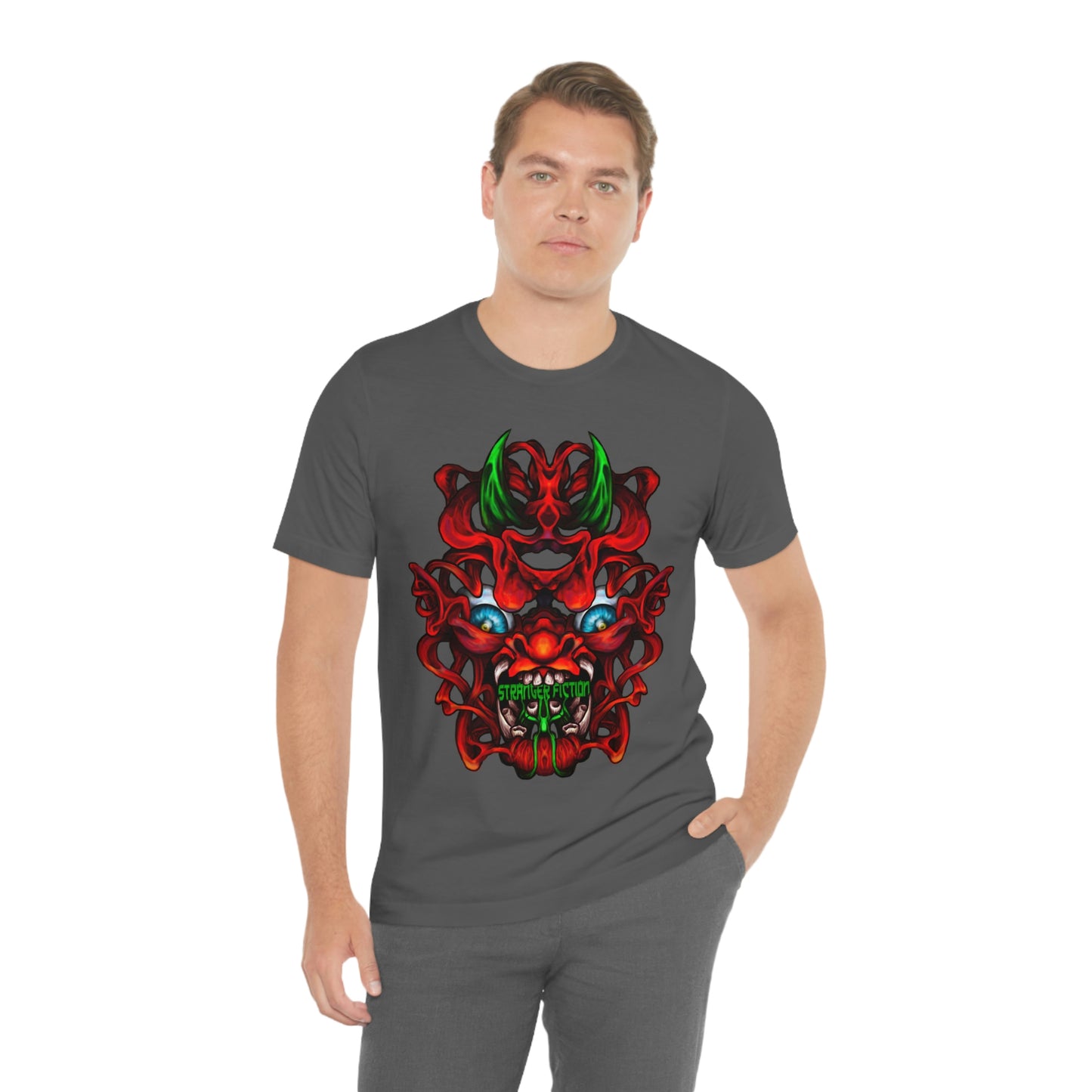 Red Oni  Unisex Jersey Short Sleeve Tee