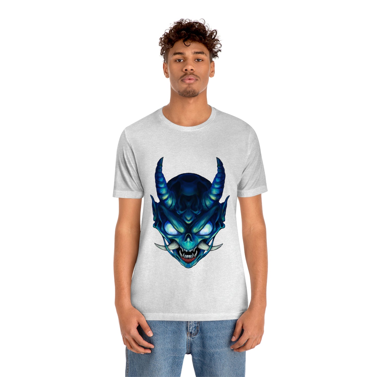 Blue Oni Unisex Jersey Short Sleeve Tee