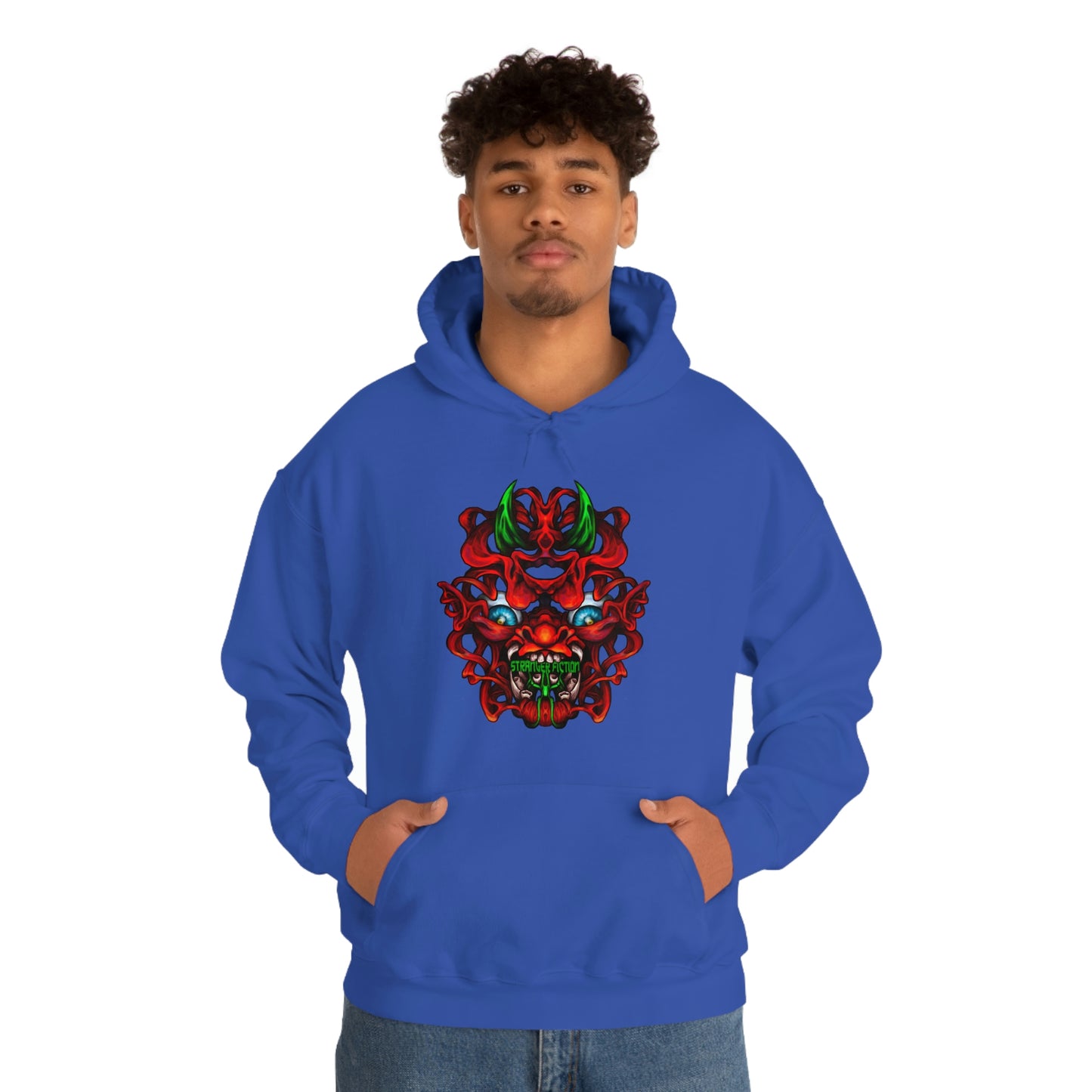 Red Oni Unisex Heavy Blend™ Hooded Sweatshirt