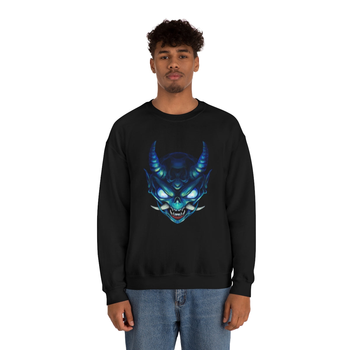 Blue Oni Unisex Heavy Blend™ Crewneck Sweatshirt