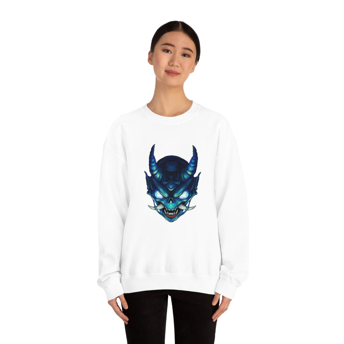 Blue Oni Unisex Heavy Blend™ Crewneck Sweatshirt