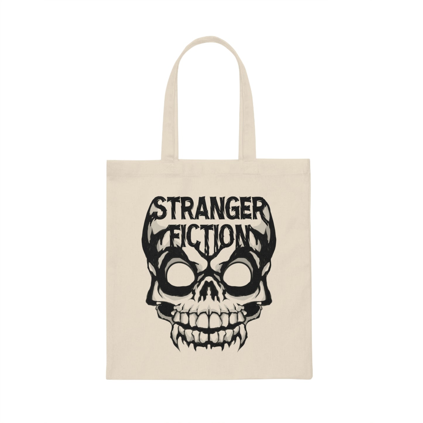 Skull Fiction Canvas Tote Bag