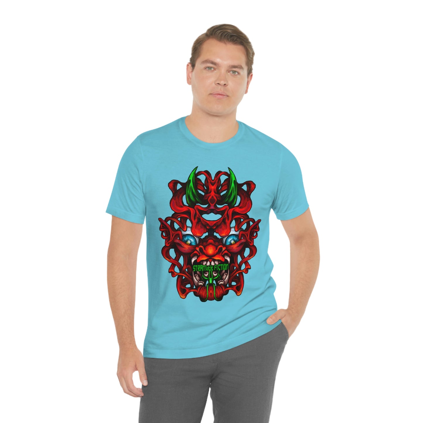 Red Oni  Unisex Jersey Short Sleeve Tee