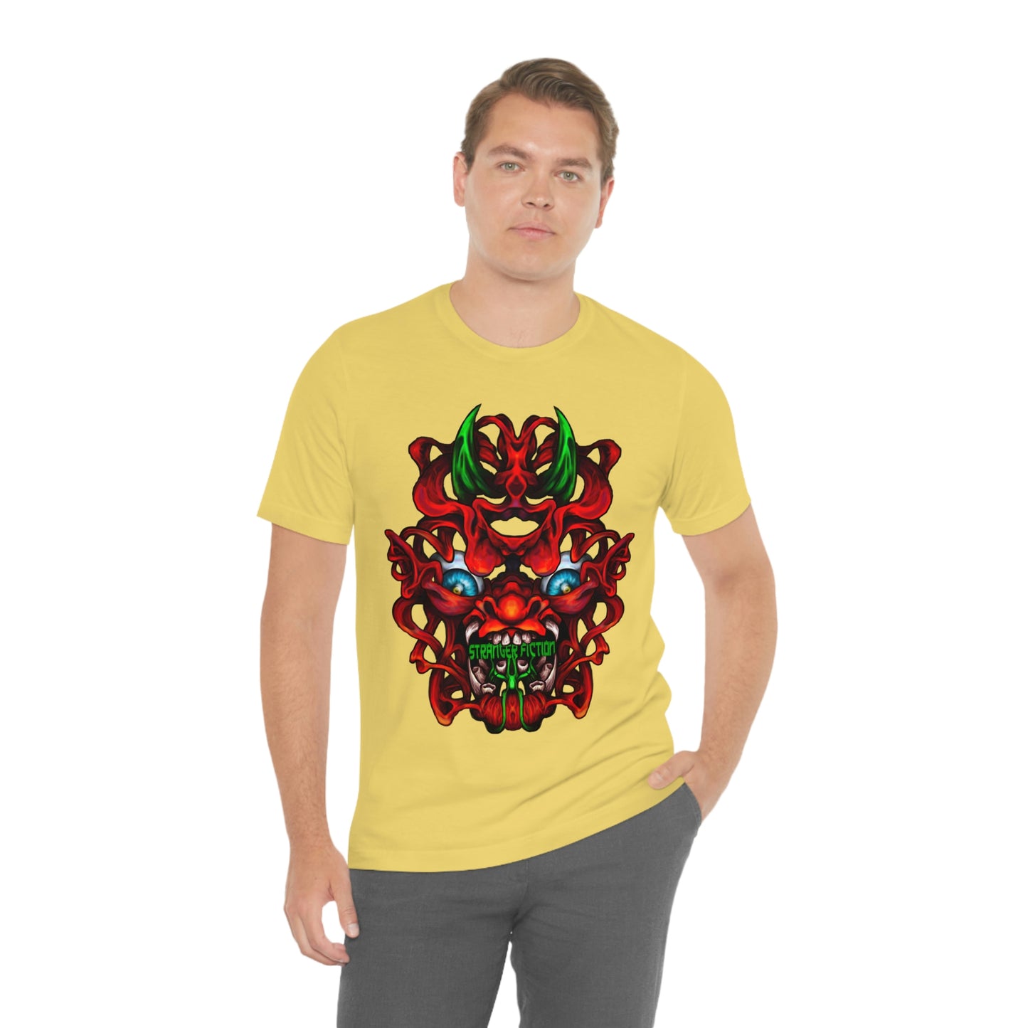 Red Oni  Unisex Jersey Short Sleeve Tee