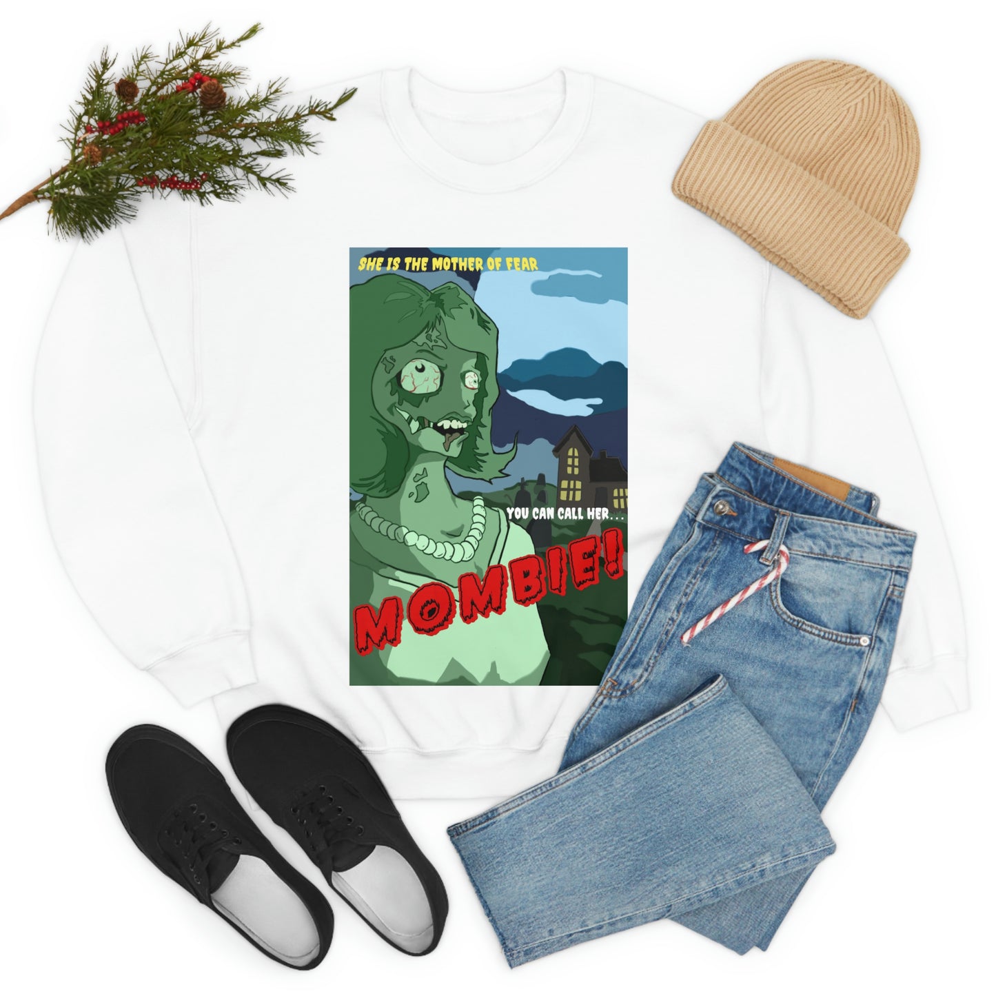 Mombie the Movie Unisex Heavy Blend™ Crewneck Sweatshirt