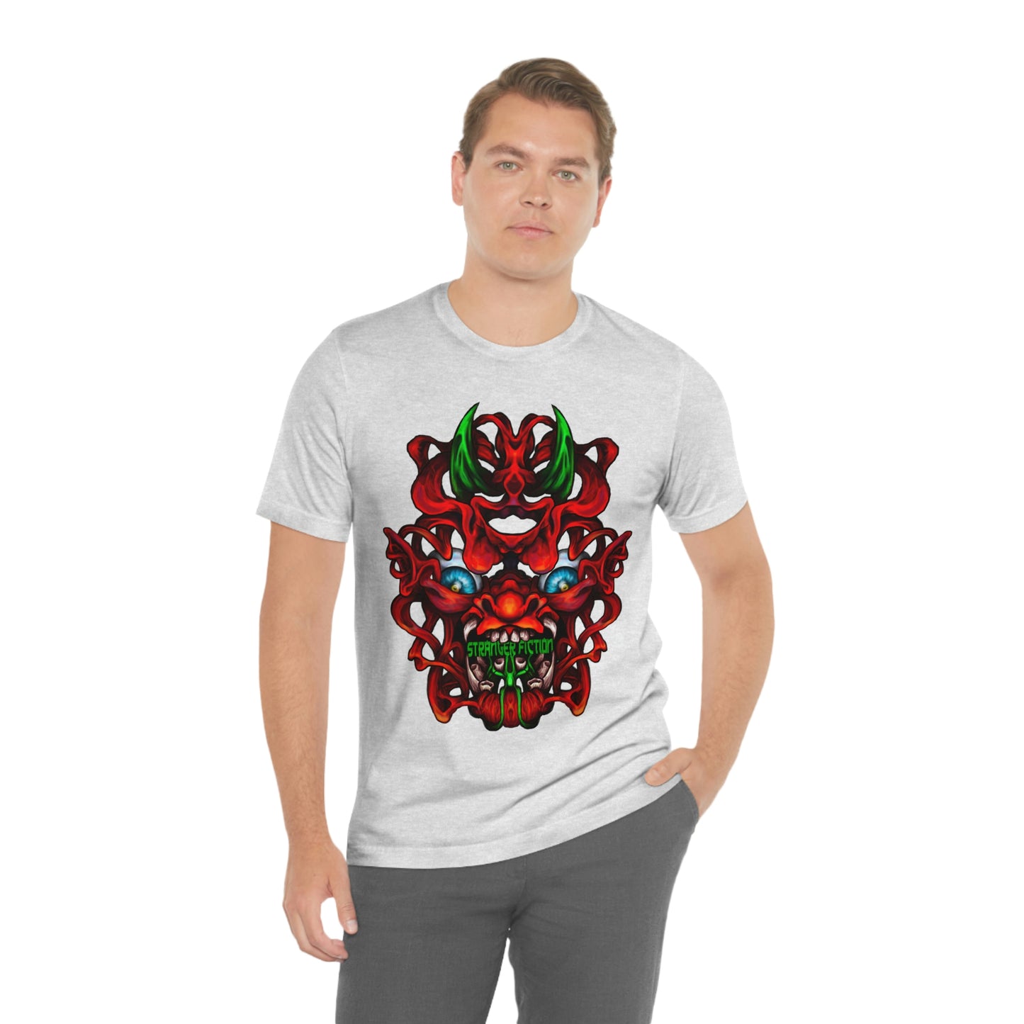 Red Oni  Unisex Jersey Short Sleeve Tee