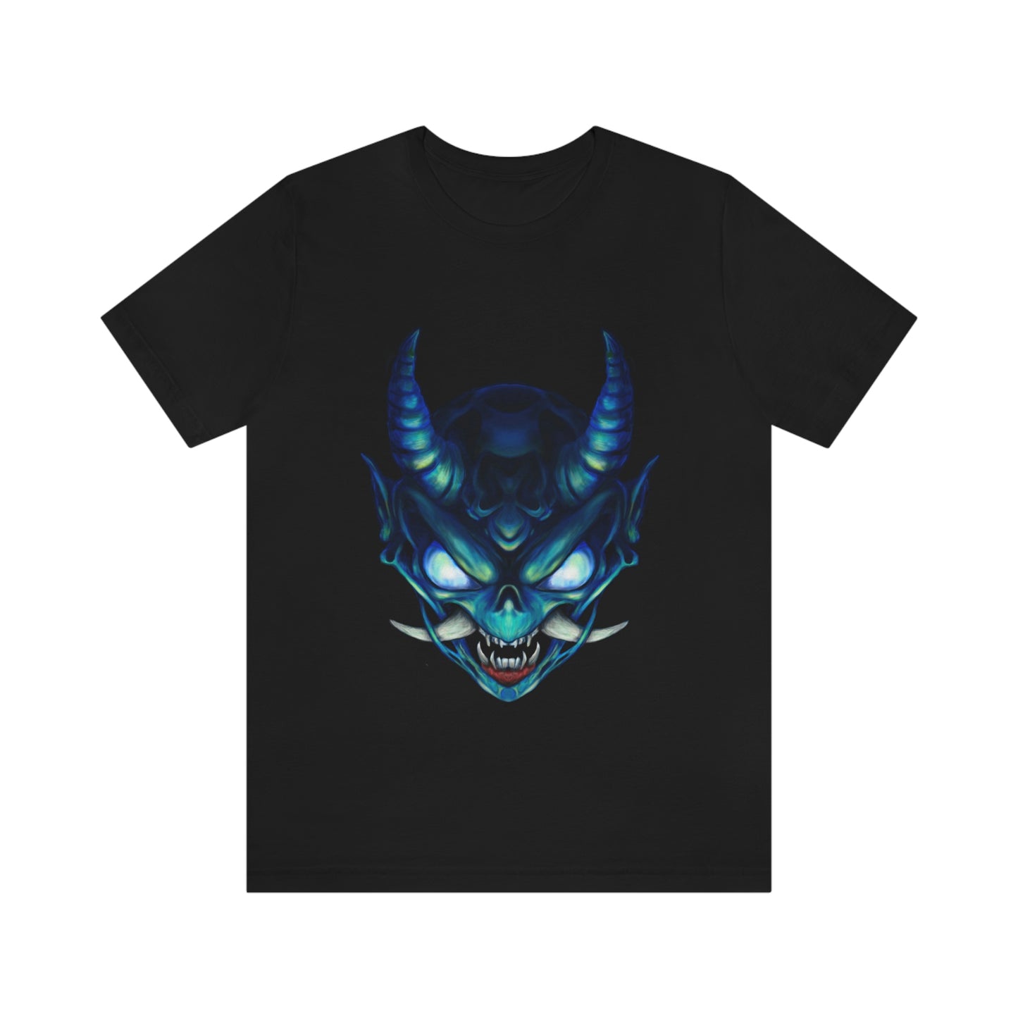 Blue Oni Unisex Jersey Short Sleeve Tee