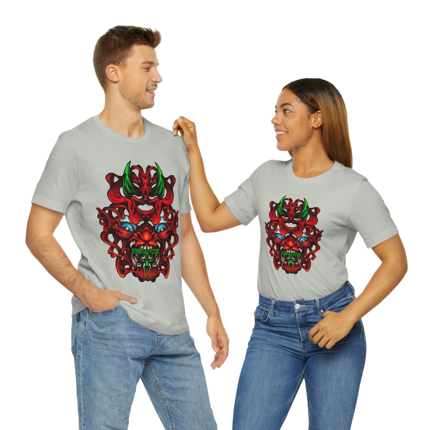 Red Oni  Unisex Jersey Short Sleeve Tee