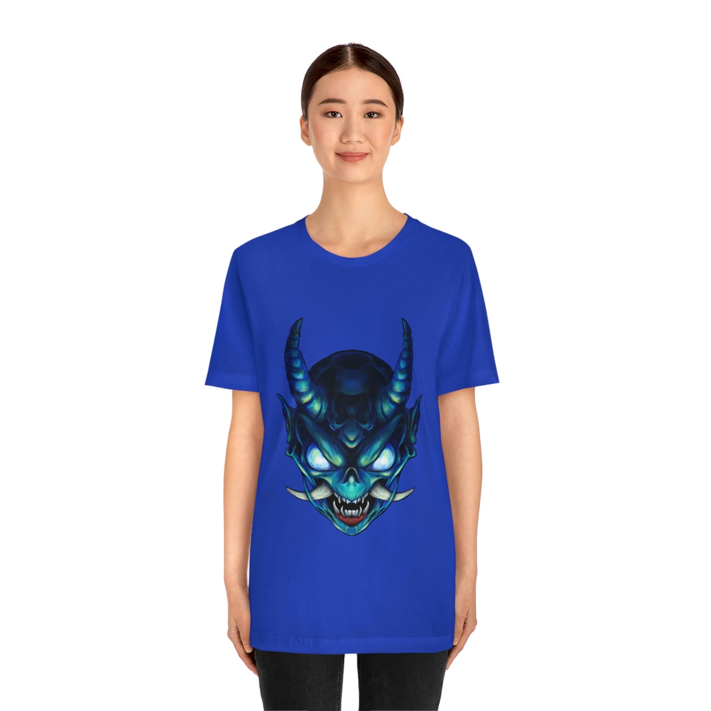 Blue Oni Unisex Jersey Short Sleeve Tee