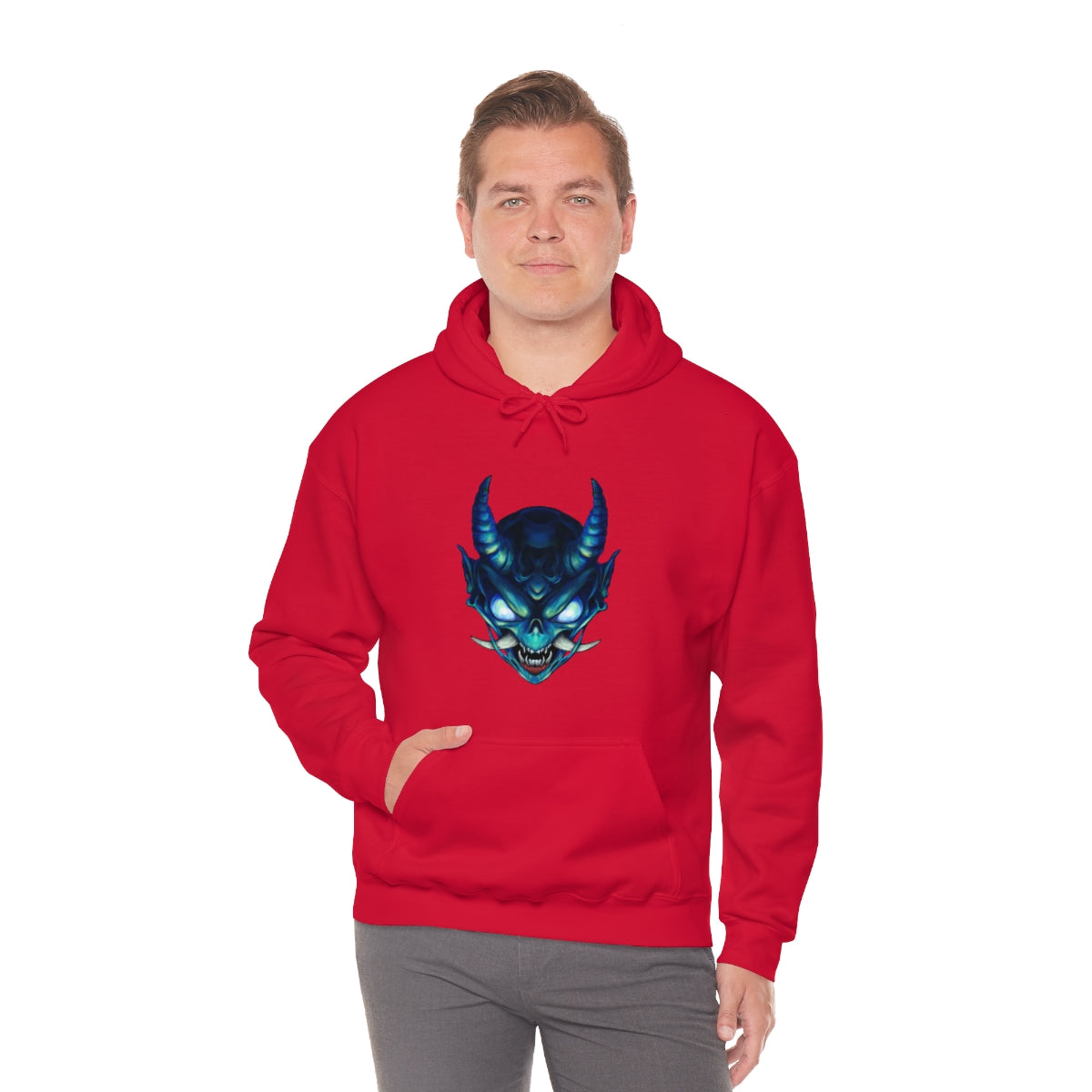 Blue Oni Unisex Heavy Blend™ Hooded Sweatshirt