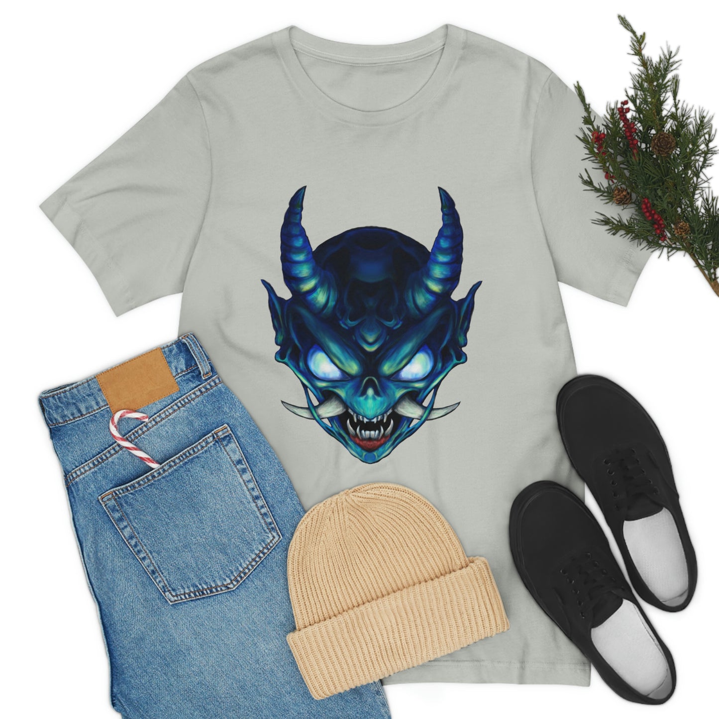 Blue Oni Unisex Jersey Short Sleeve Tee