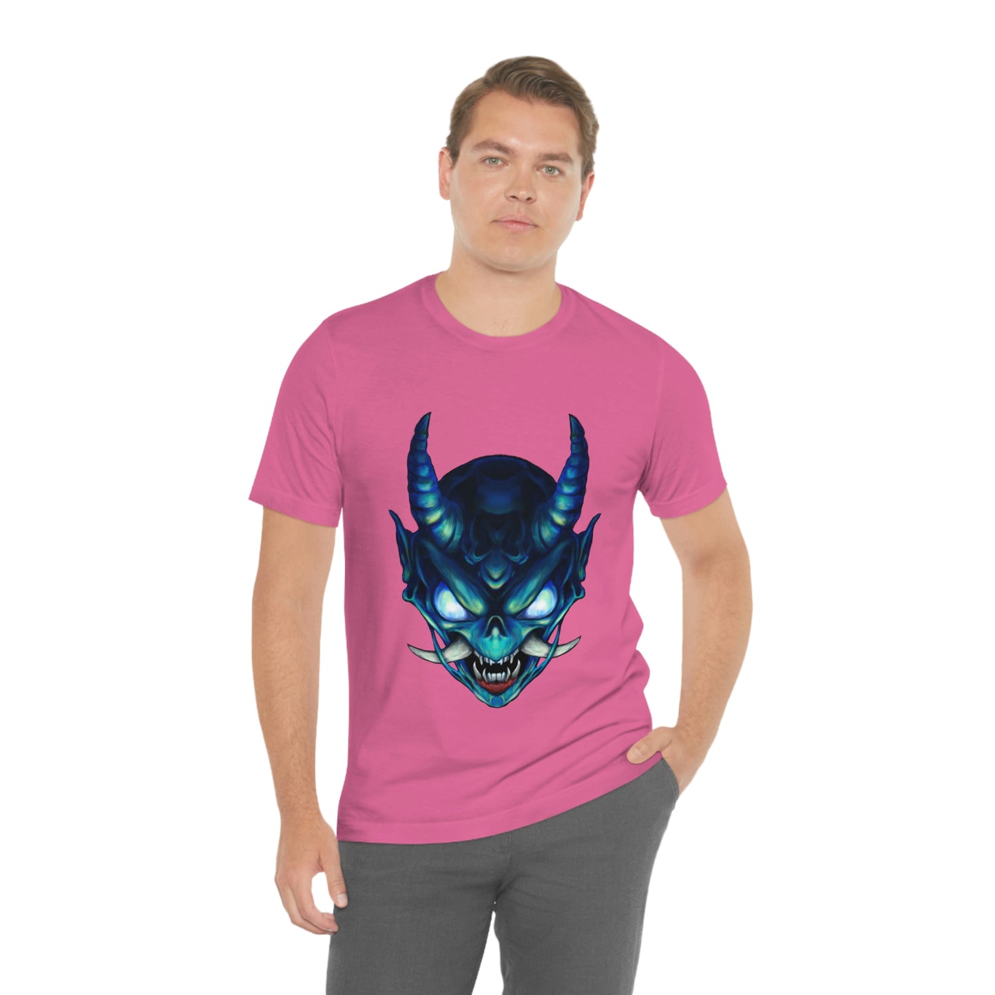 Blue Oni Unisex Jersey Short Sleeve Tee