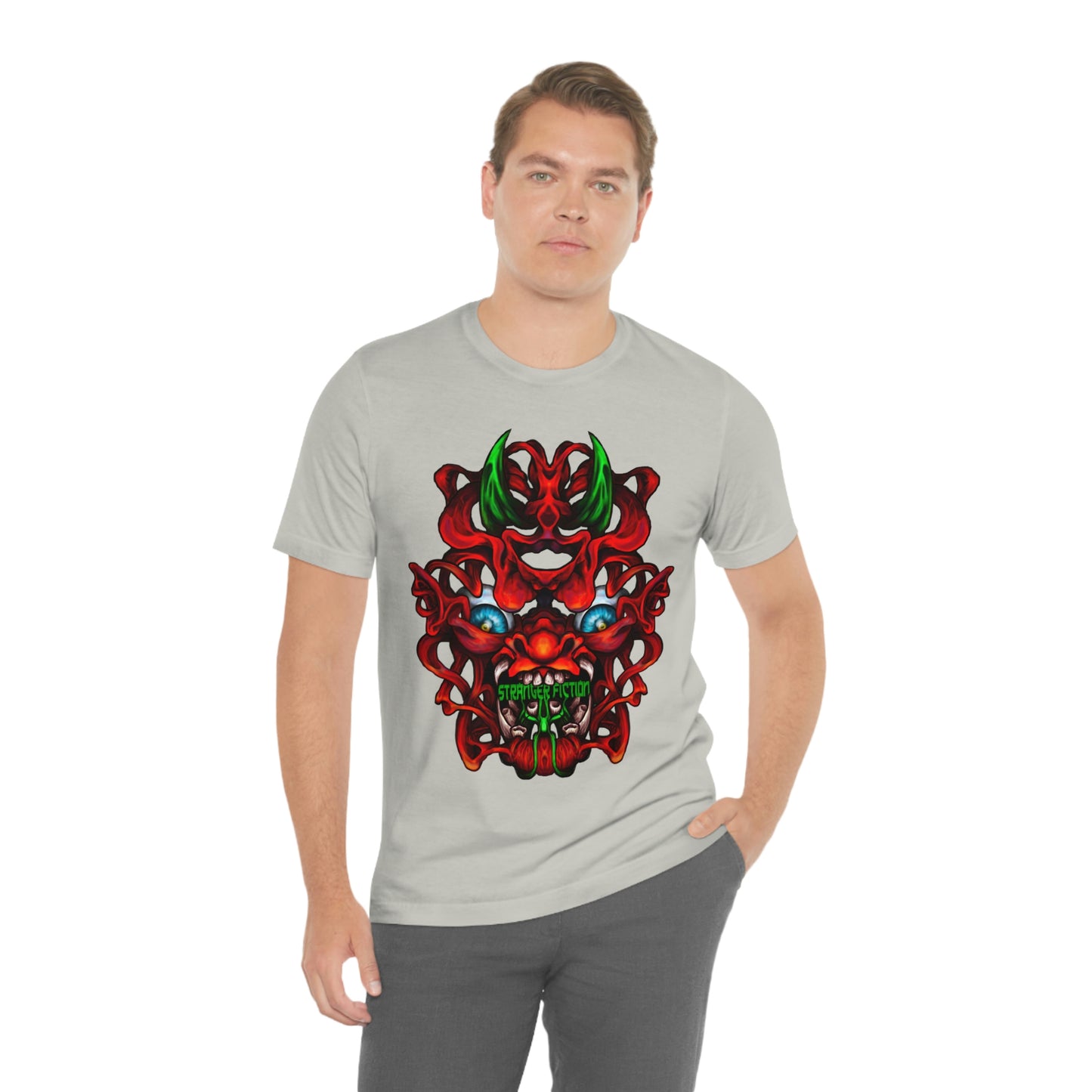 Red Oni  Unisex Jersey Short Sleeve Tee