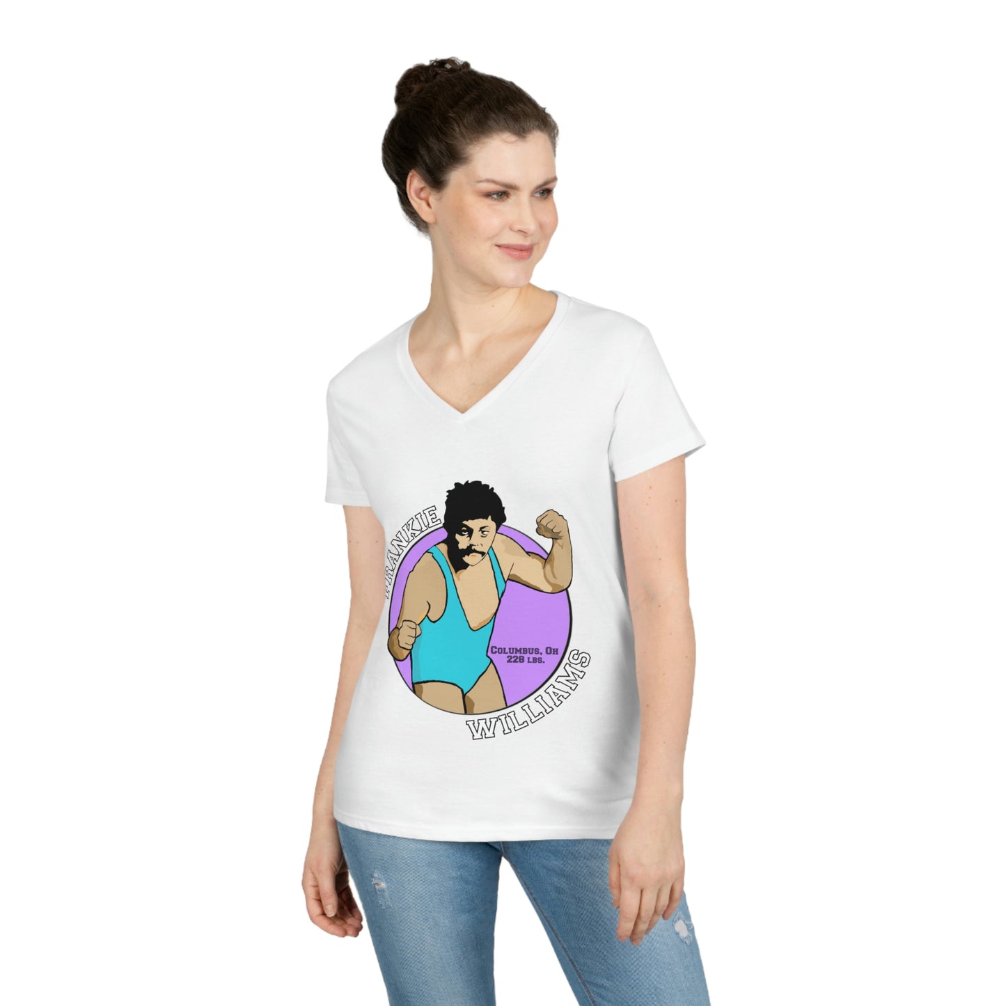 Frankie’s Williams Ladies' V-Neck T-Shirt