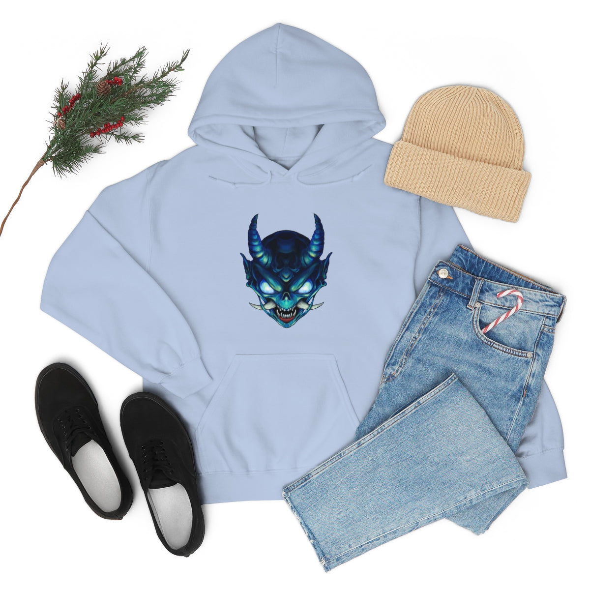 Blue Oni Unisex Heavy Blend™ Hooded Sweatshirt