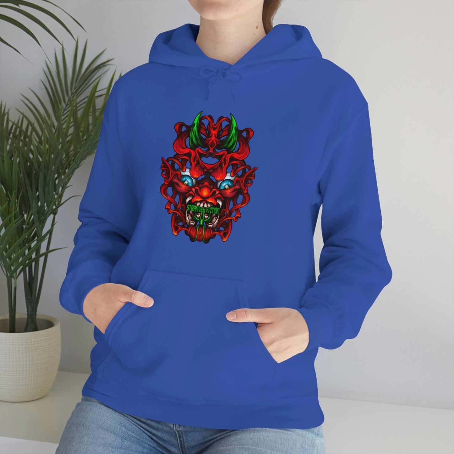 Red Oni Unisex Heavy Blend™ Hooded Sweatshirt