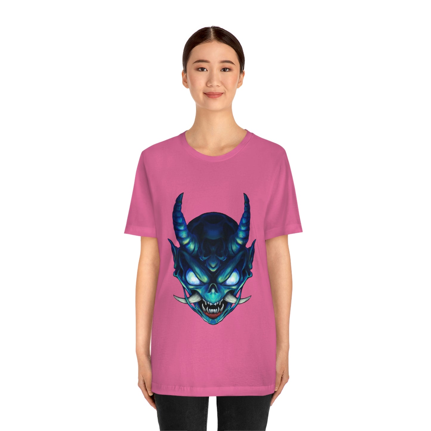 Blue Oni Unisex Jersey Short Sleeve Tee