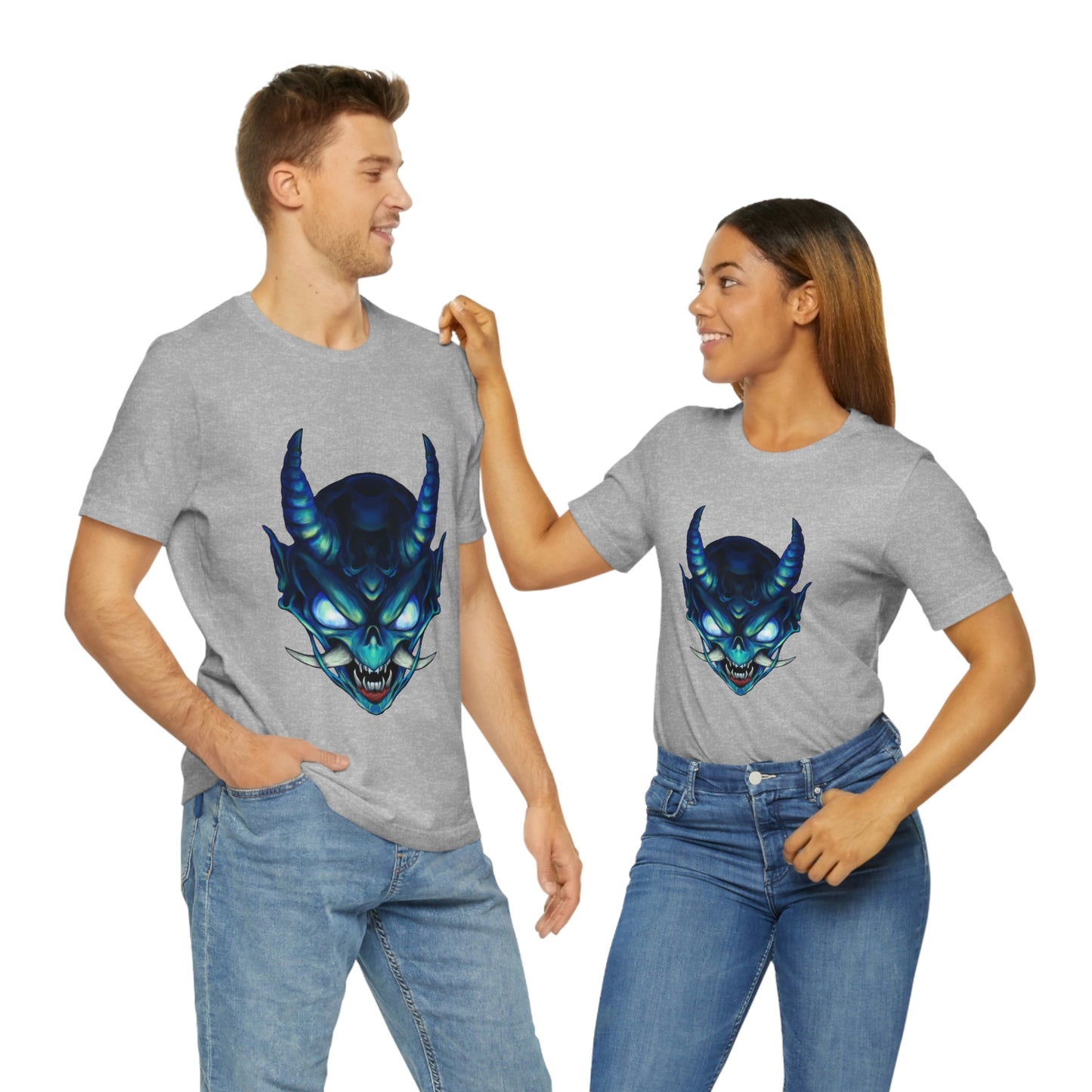 Blue Oni Unisex Jersey Short Sleeve Tee