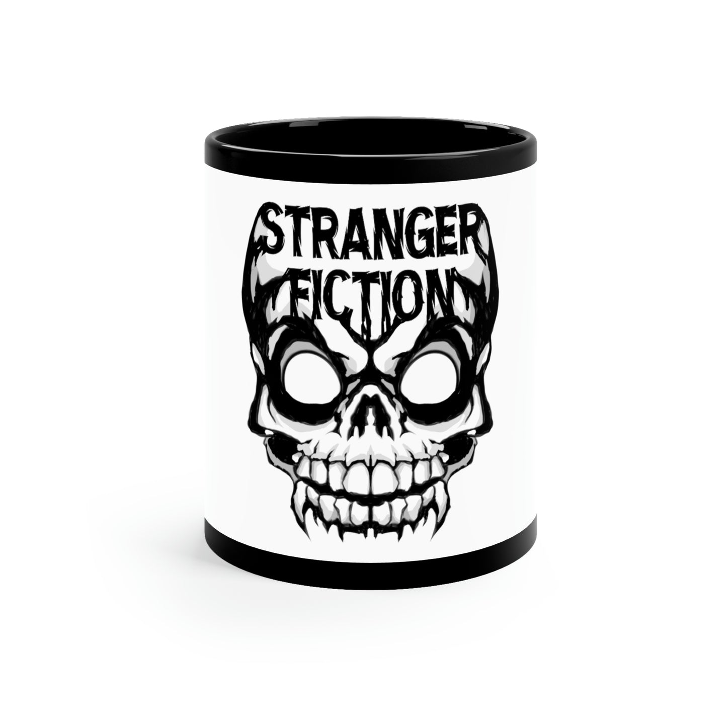 Skull Fiction 11oz Black Mug