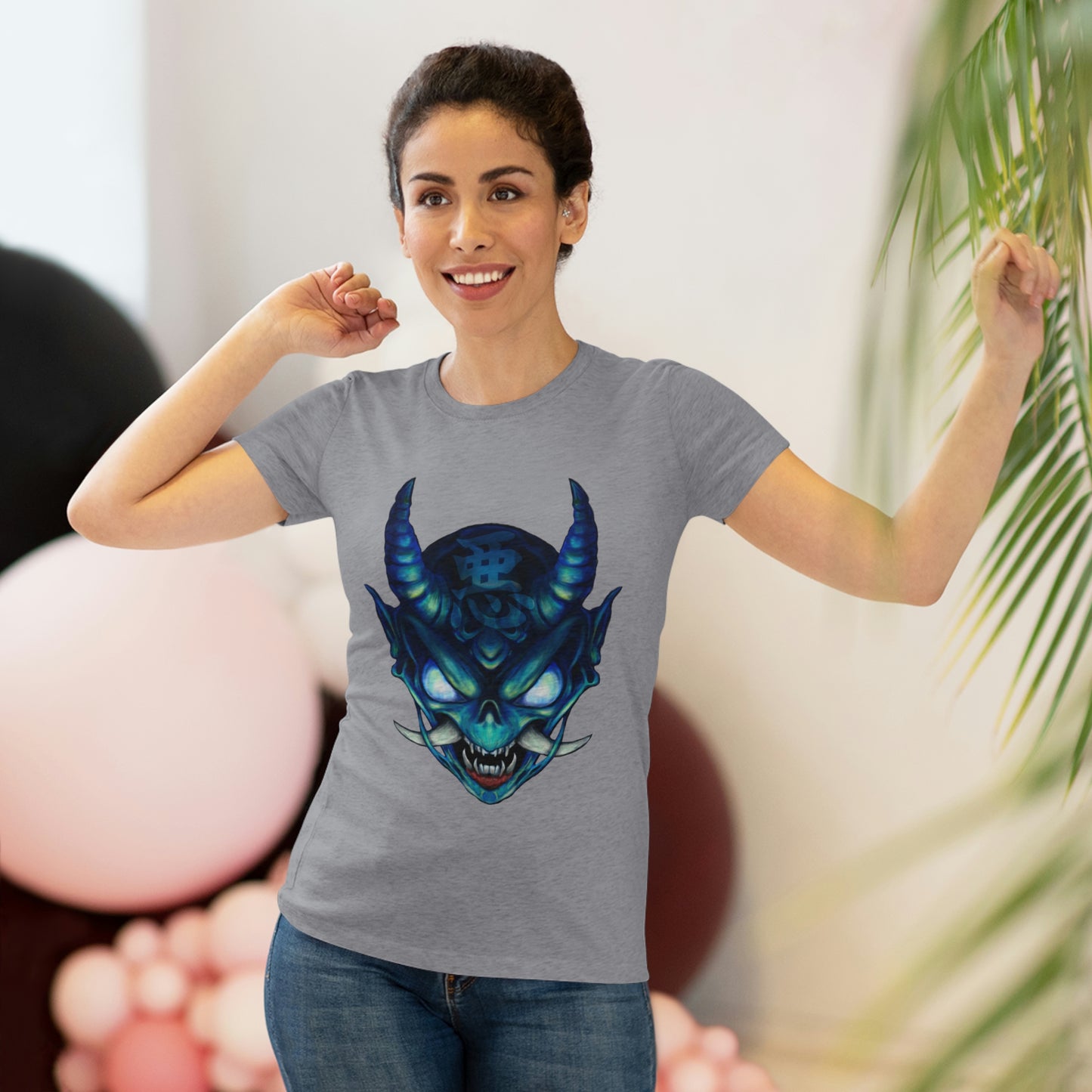 Blue Oni Women's Triblend Tee