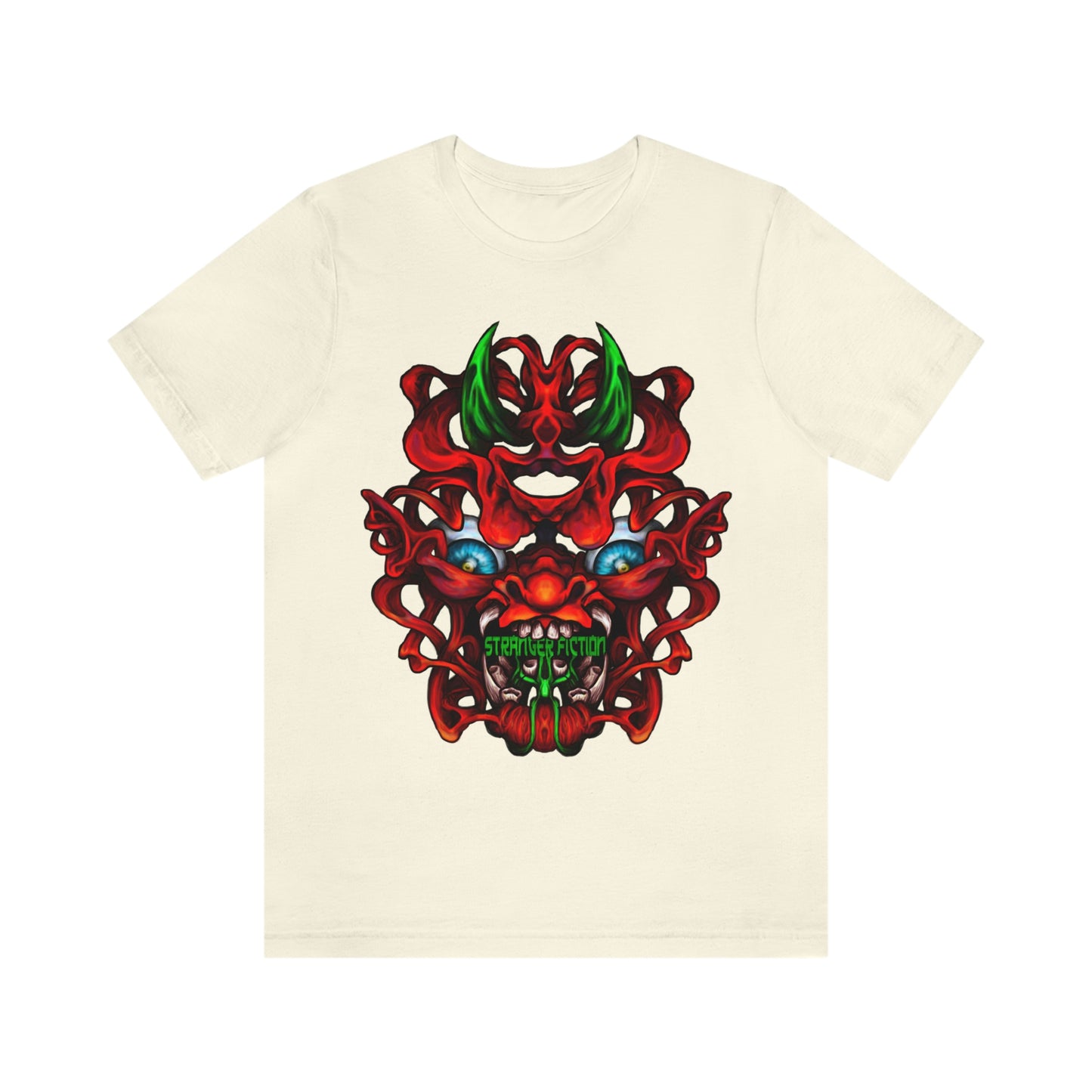 Red Oni  Unisex Jersey Short Sleeve Tee