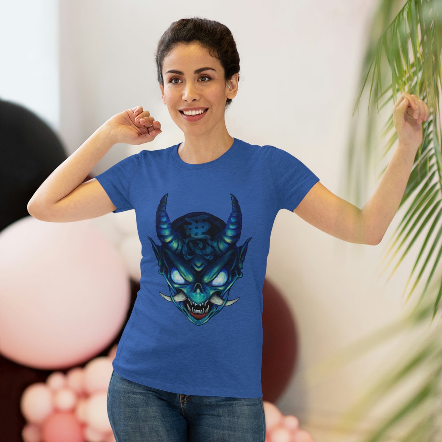 Blue Oni Women's Triblend Tee