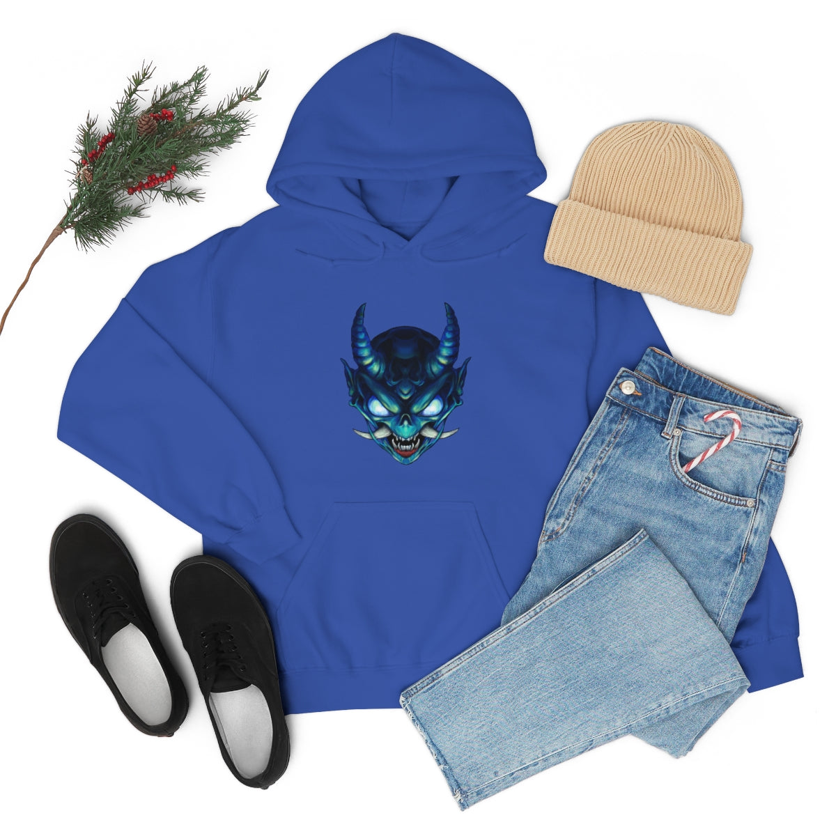 Blue Oni Unisex Heavy Blend™ Hooded Sweatshirt