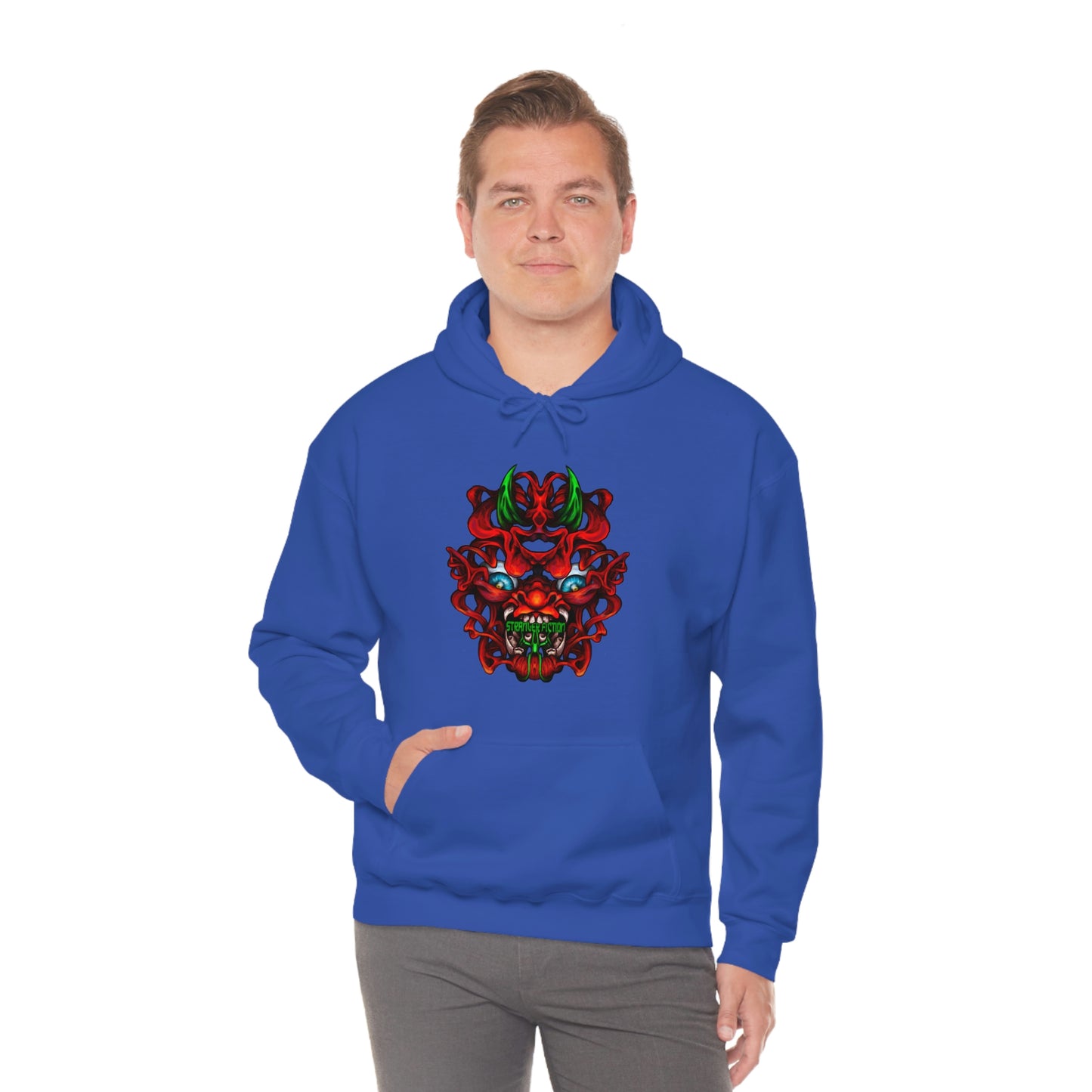 Red Oni Unisex Heavy Blend™ Hooded Sweatshirt