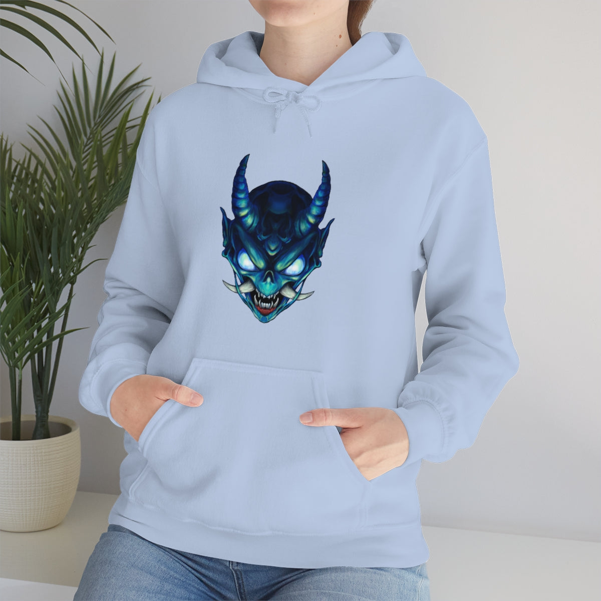 Blue Oni Unisex Heavy Blend™ Hooded Sweatshirt