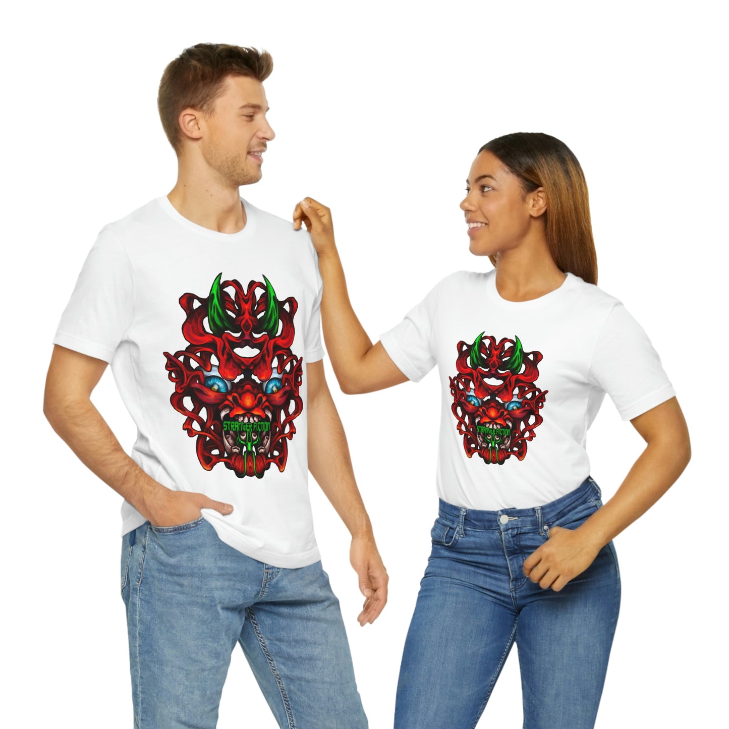 Red Oni  Unisex Jersey Short Sleeve Tee