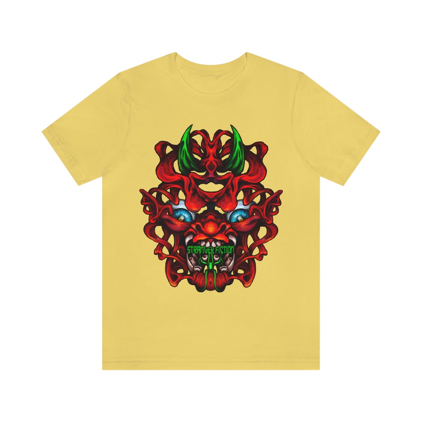 Red Oni  Unisex Jersey Short Sleeve Tee