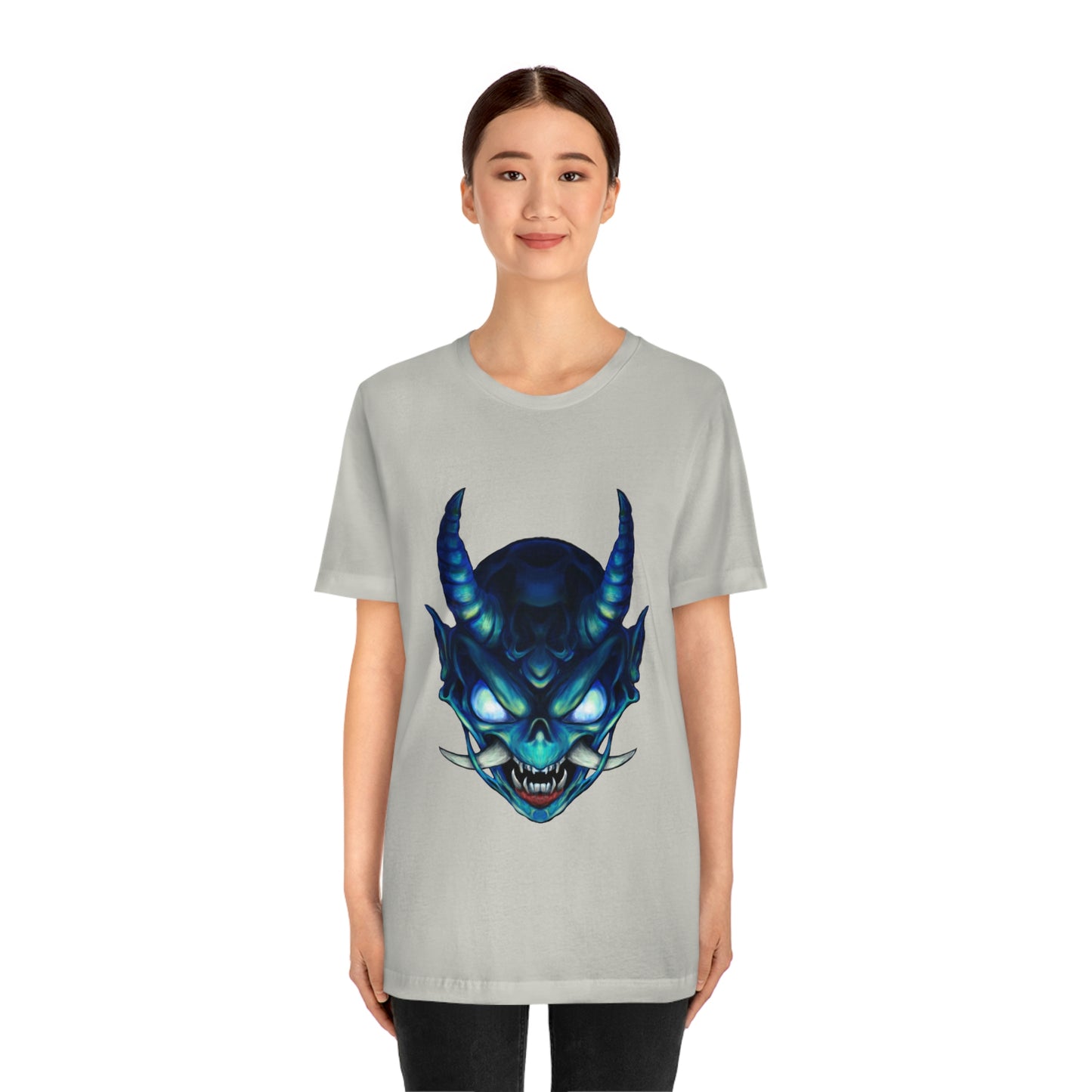 Blue Oni Unisex Jersey Short Sleeve Tee