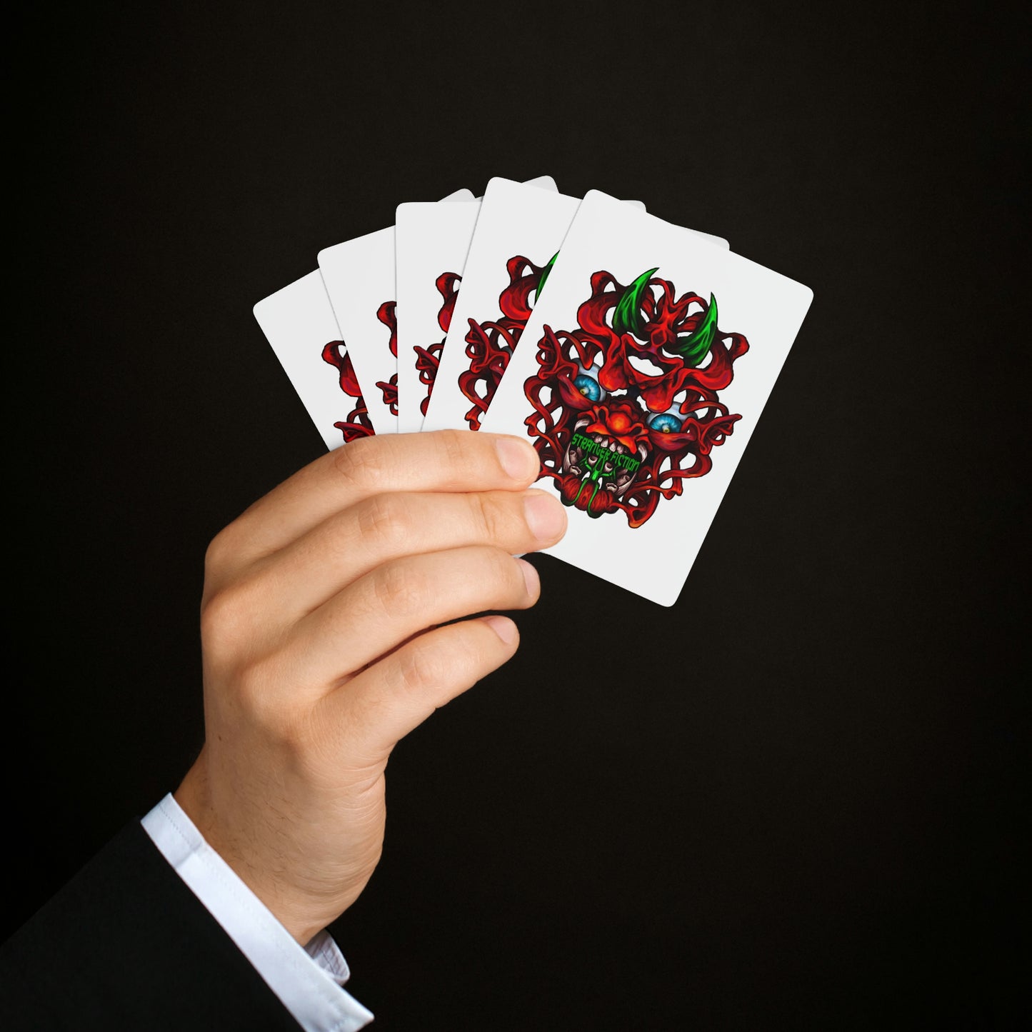 Red Oni Custom Poker Cards