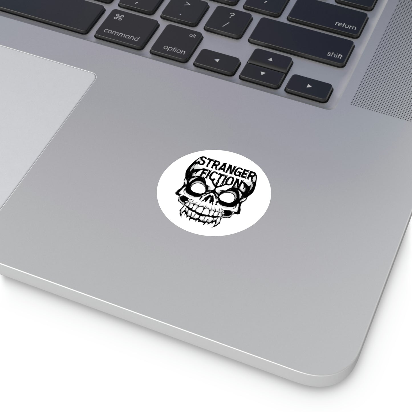 Skull Fiction Round Vinyl Stickers