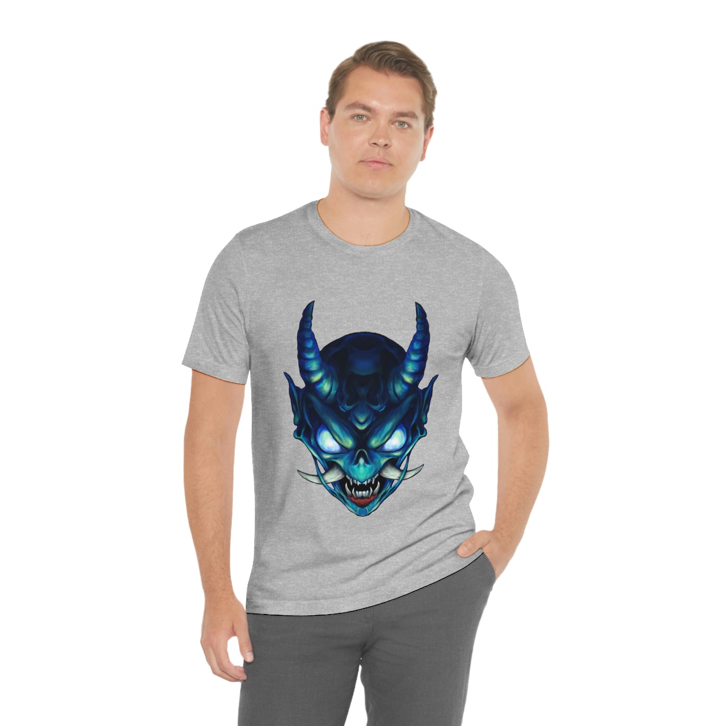 Blue Oni Unisex Jersey Short Sleeve Tee