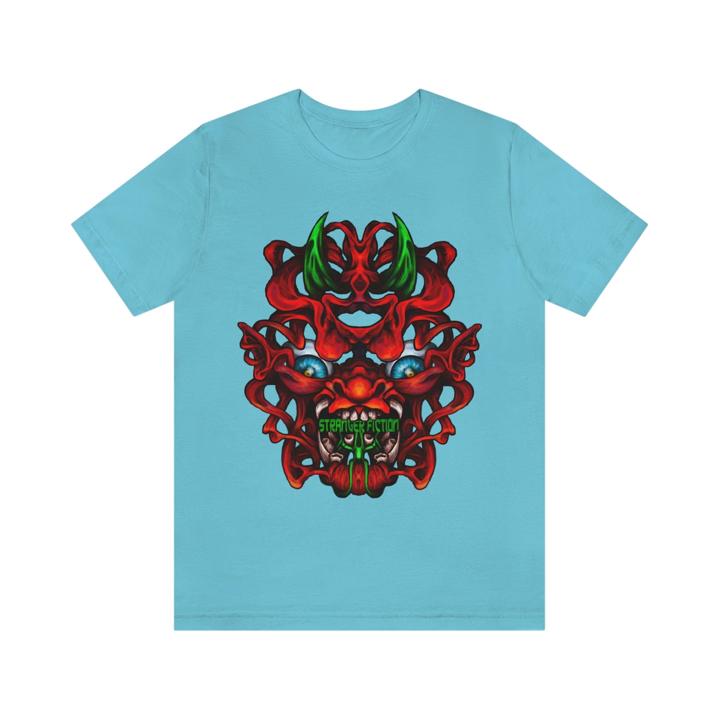 Red Oni  Unisex Jersey Short Sleeve Tee