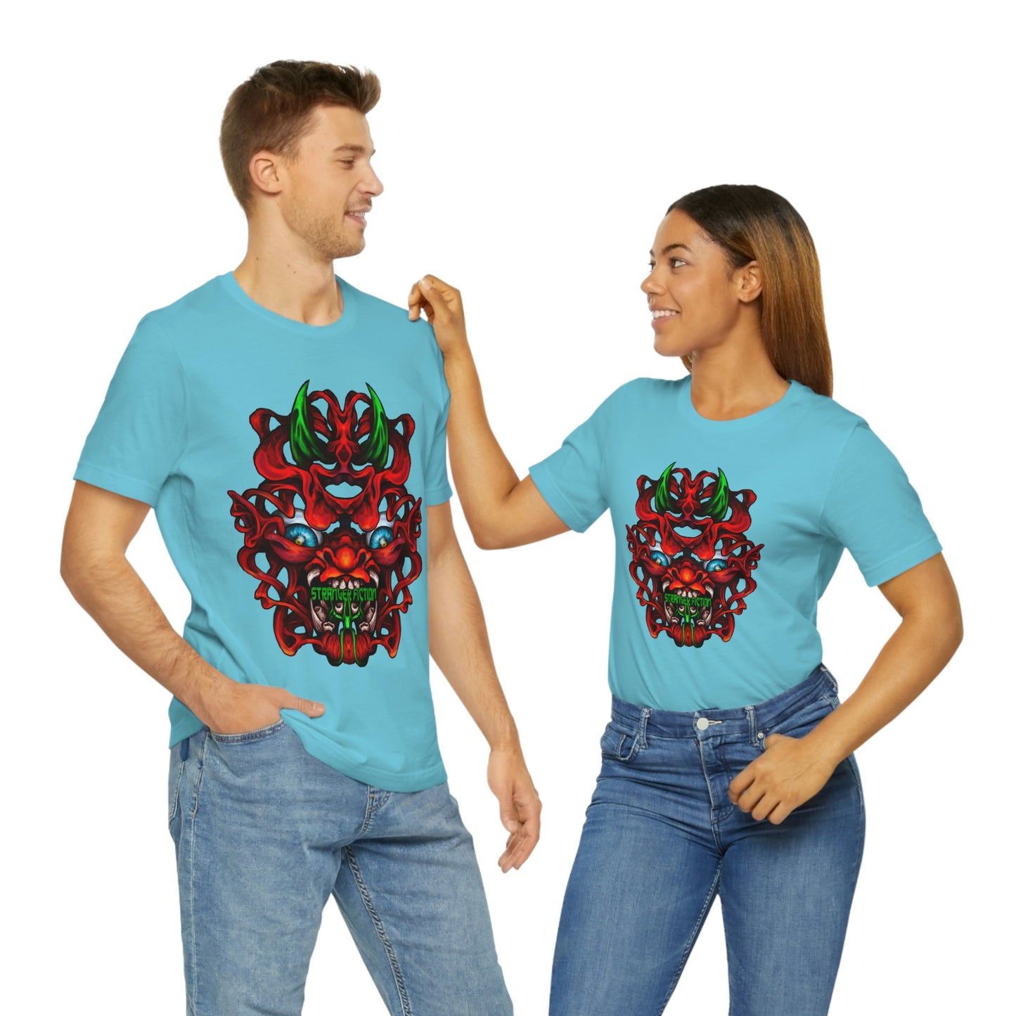 Red Oni  Unisex Jersey Short Sleeve Tee