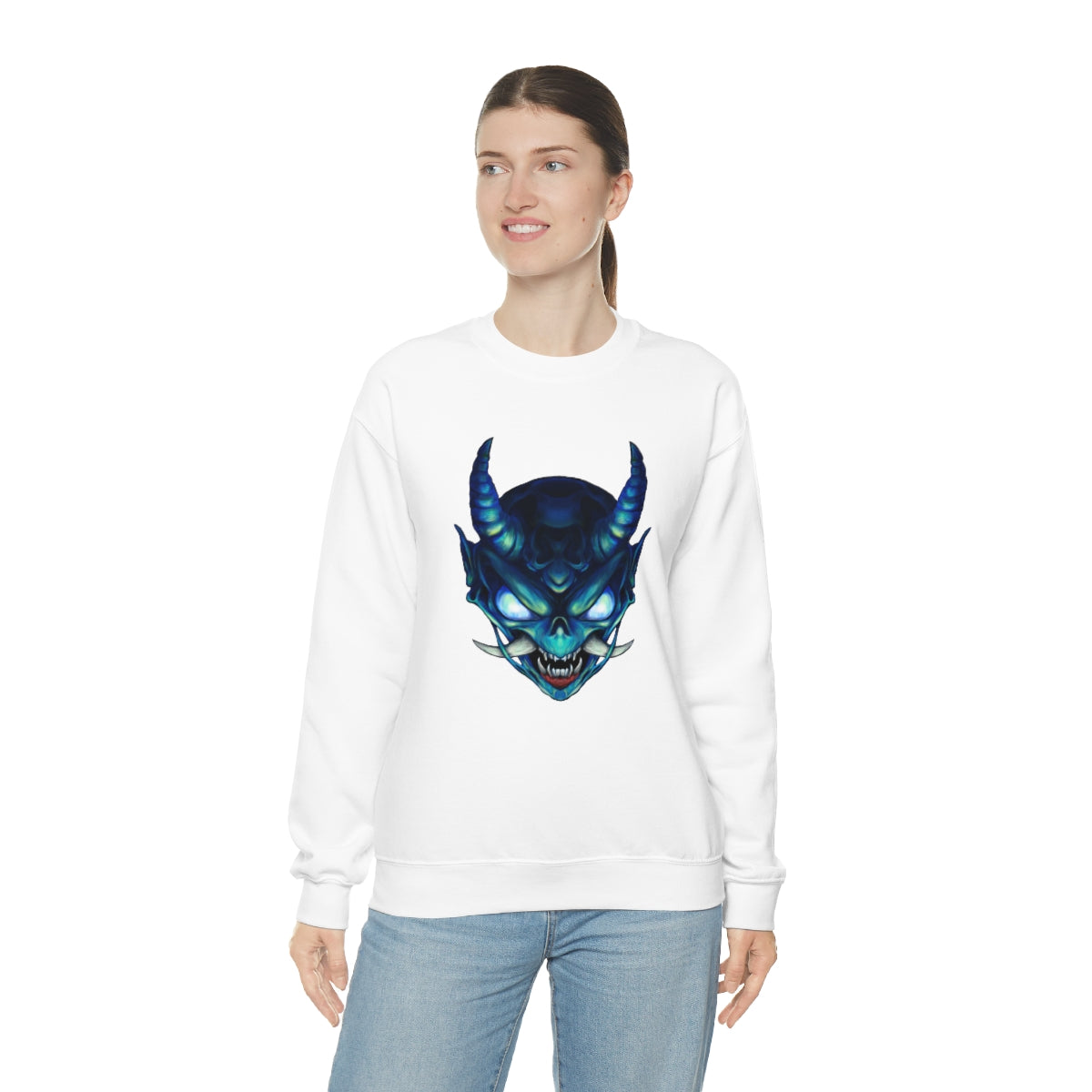 Blue Oni Unisex Heavy Blend™ Crewneck Sweatshirt