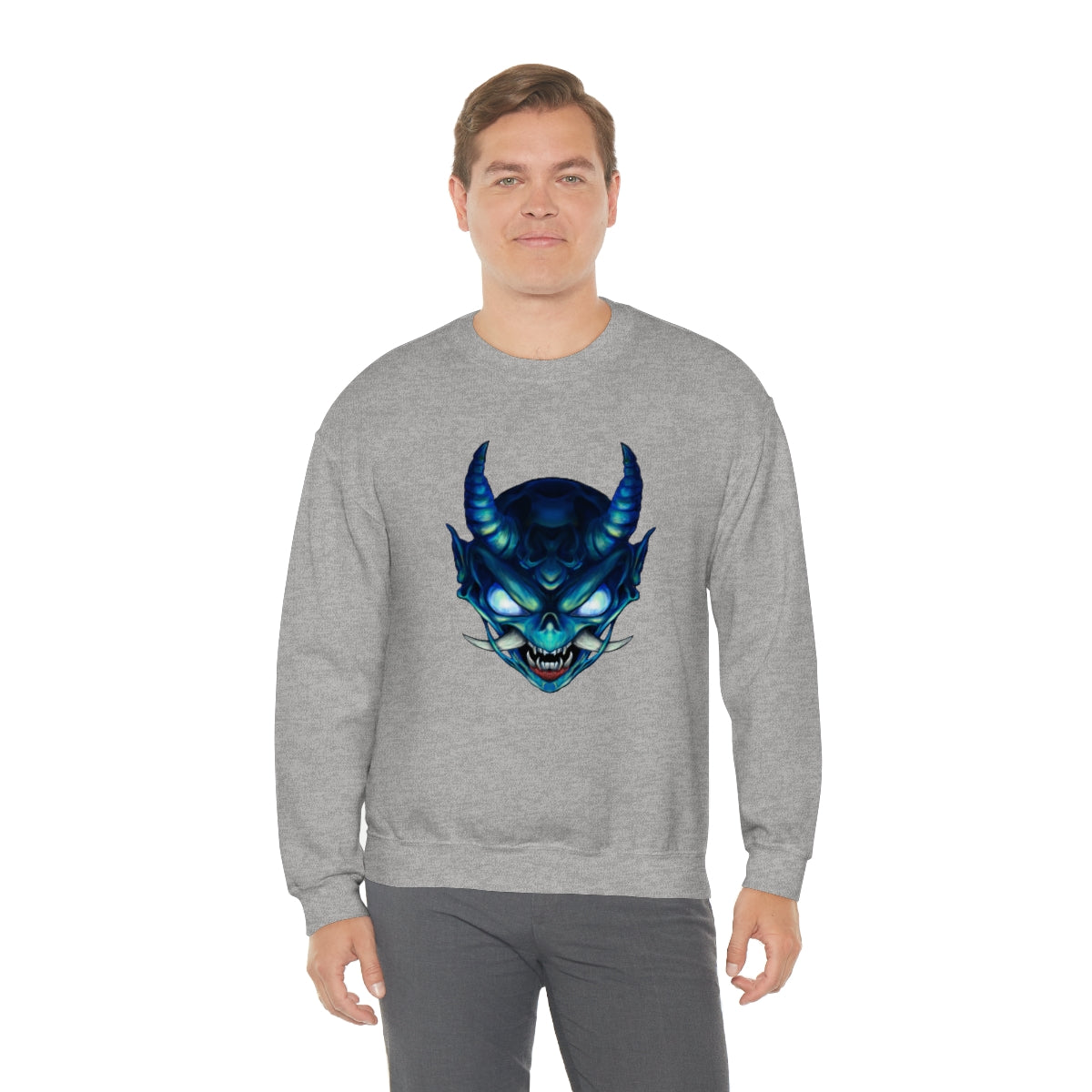 Blue Oni Unisex Heavy Blend™ Crewneck Sweatshirt