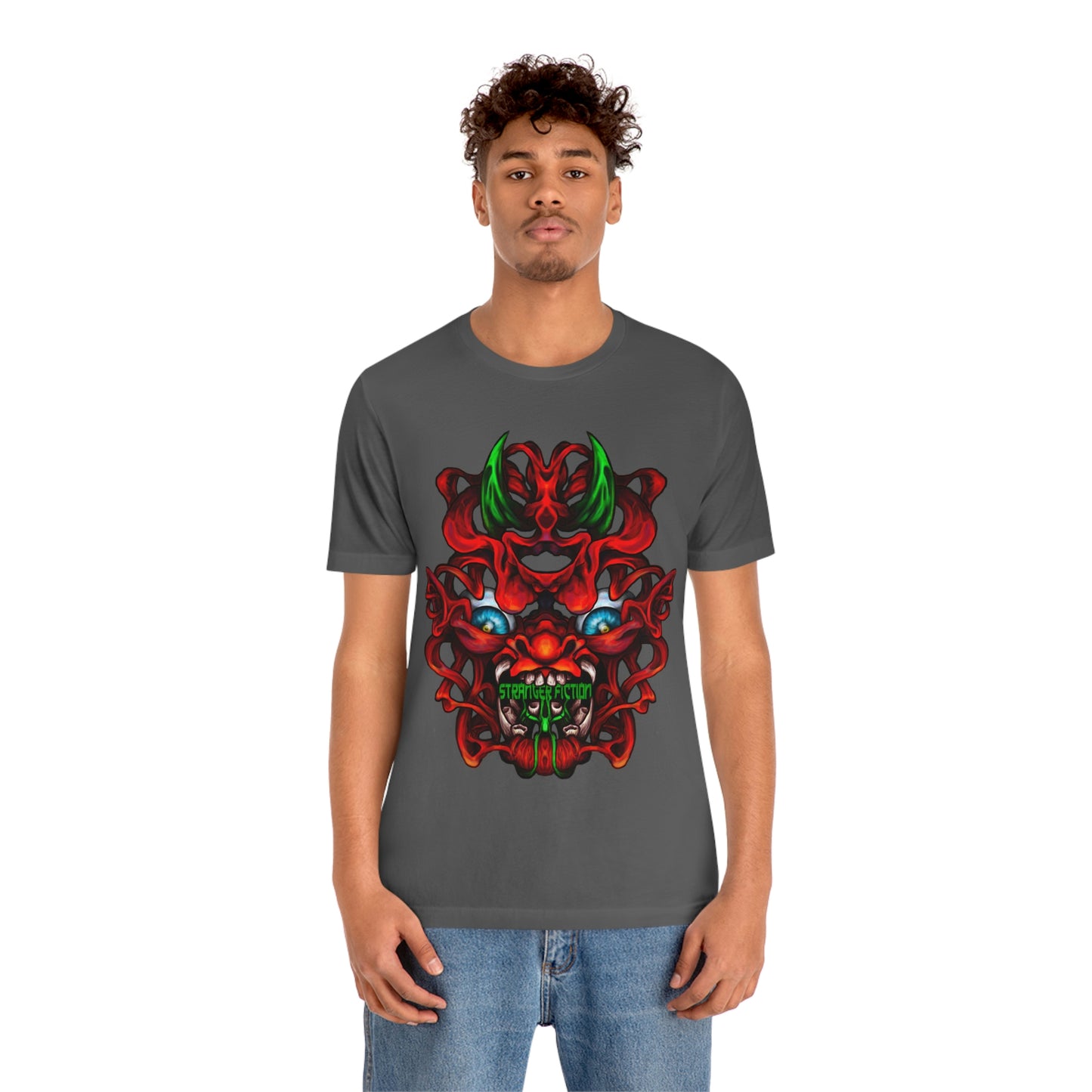 Red Oni  Unisex Jersey Short Sleeve Tee