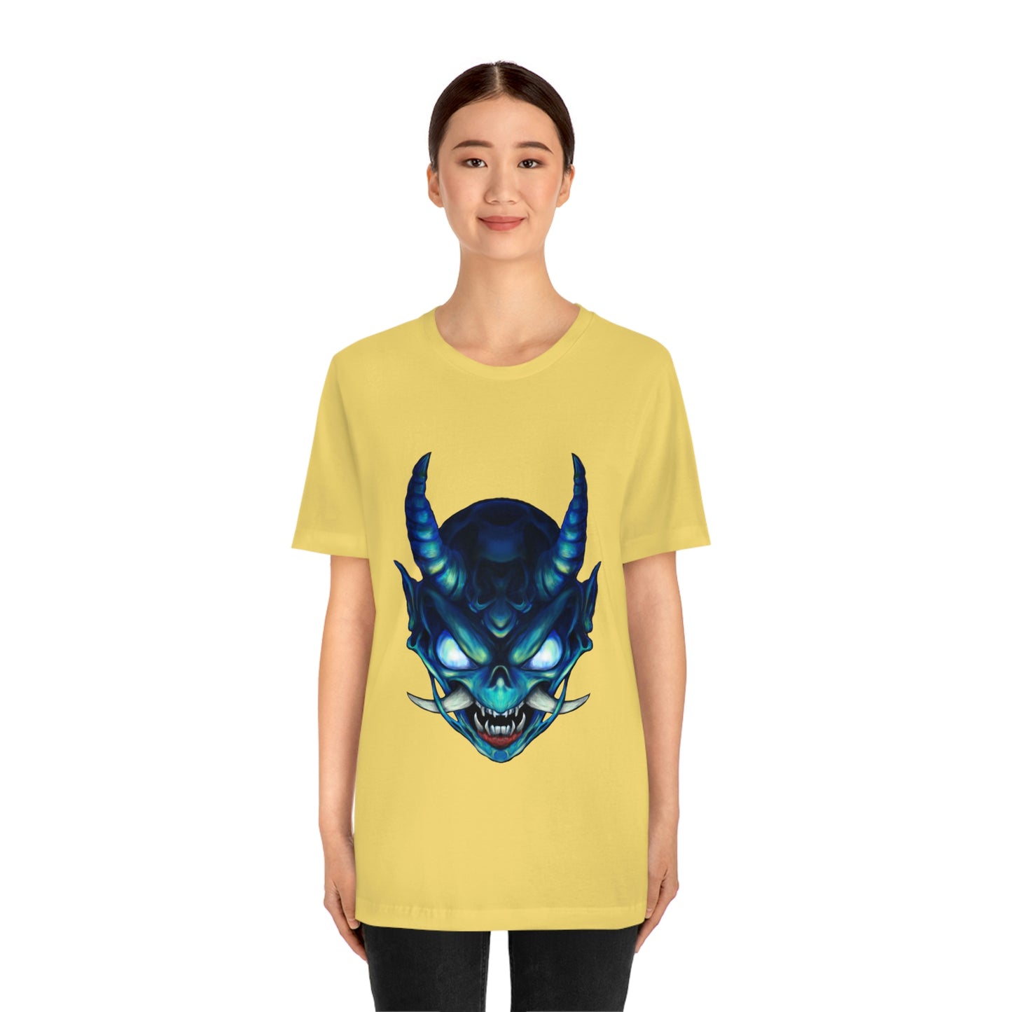 Blue Oni Unisex Jersey Short Sleeve Tee